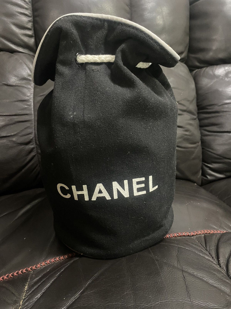 Authentic Chanel Dawstring Mini Bucket Bag - 1