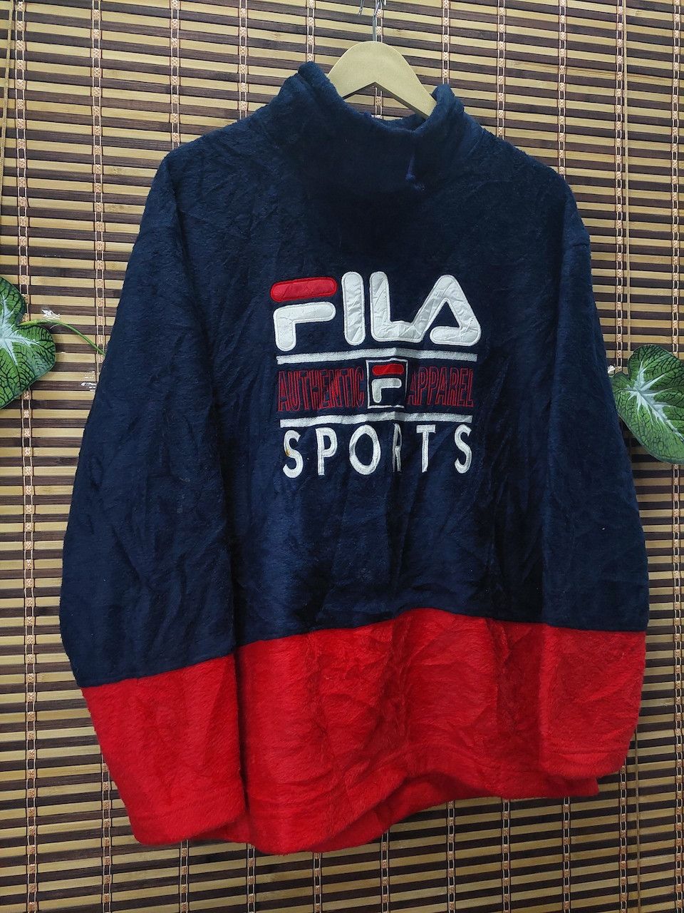 Vintage 1990s Fila Sweatshirt Biella Italia Big Logo - 5