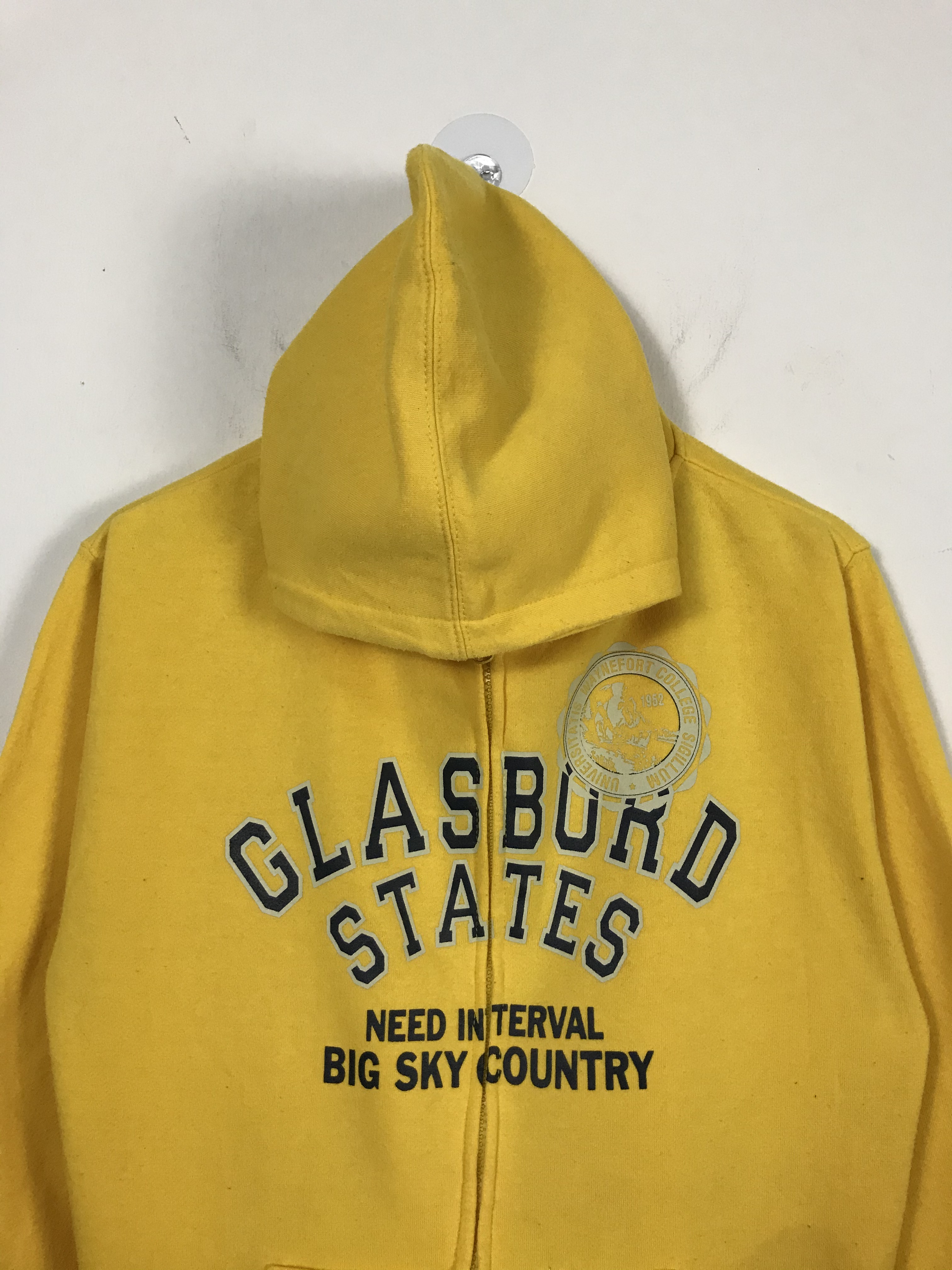 Japanese Brand - Glasboard States Yellow Hoodie Sweatshirt #2275 - 2