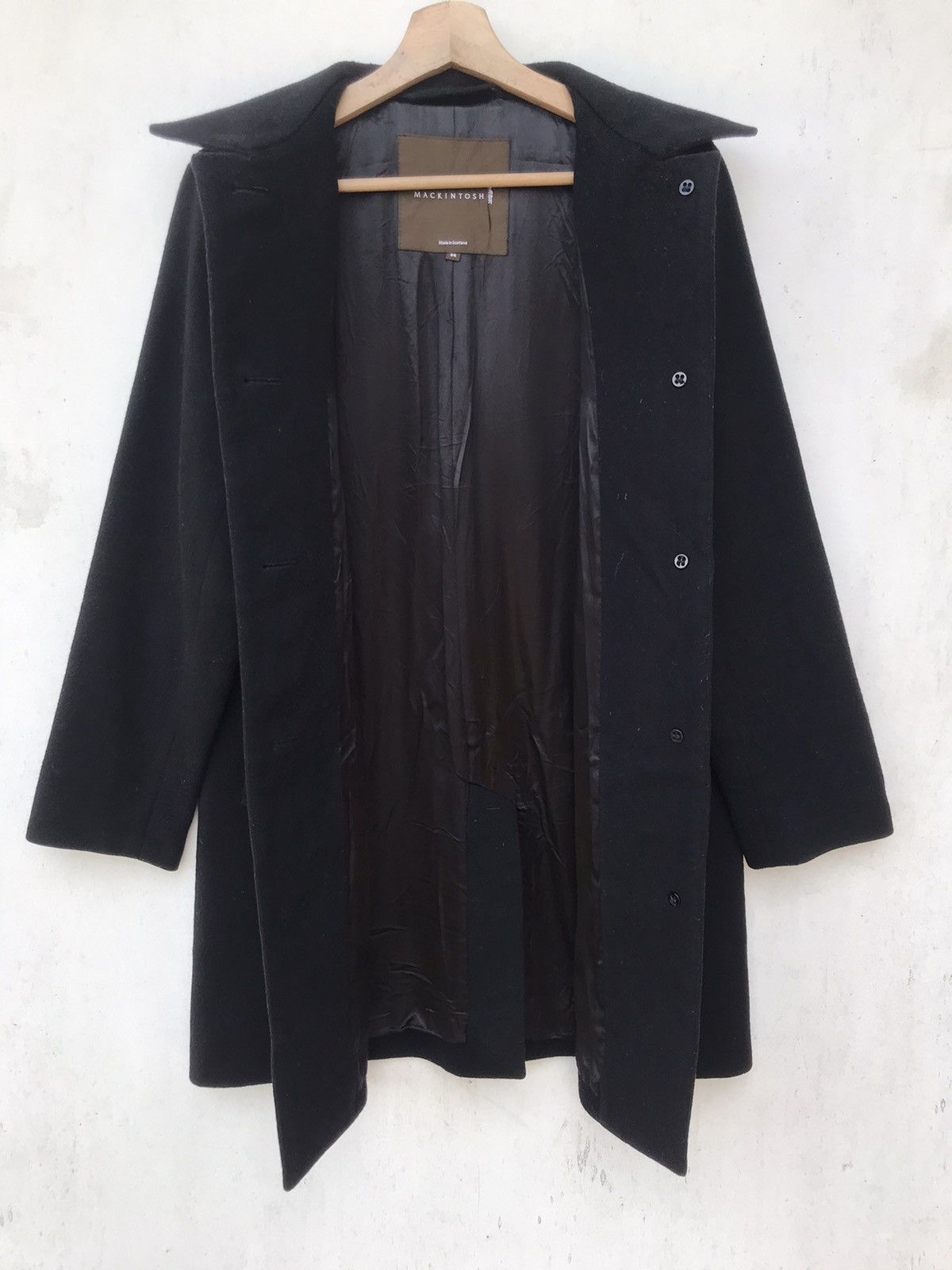 Mackintosh Wool Made in Scotland Long Coat Jacket - 4