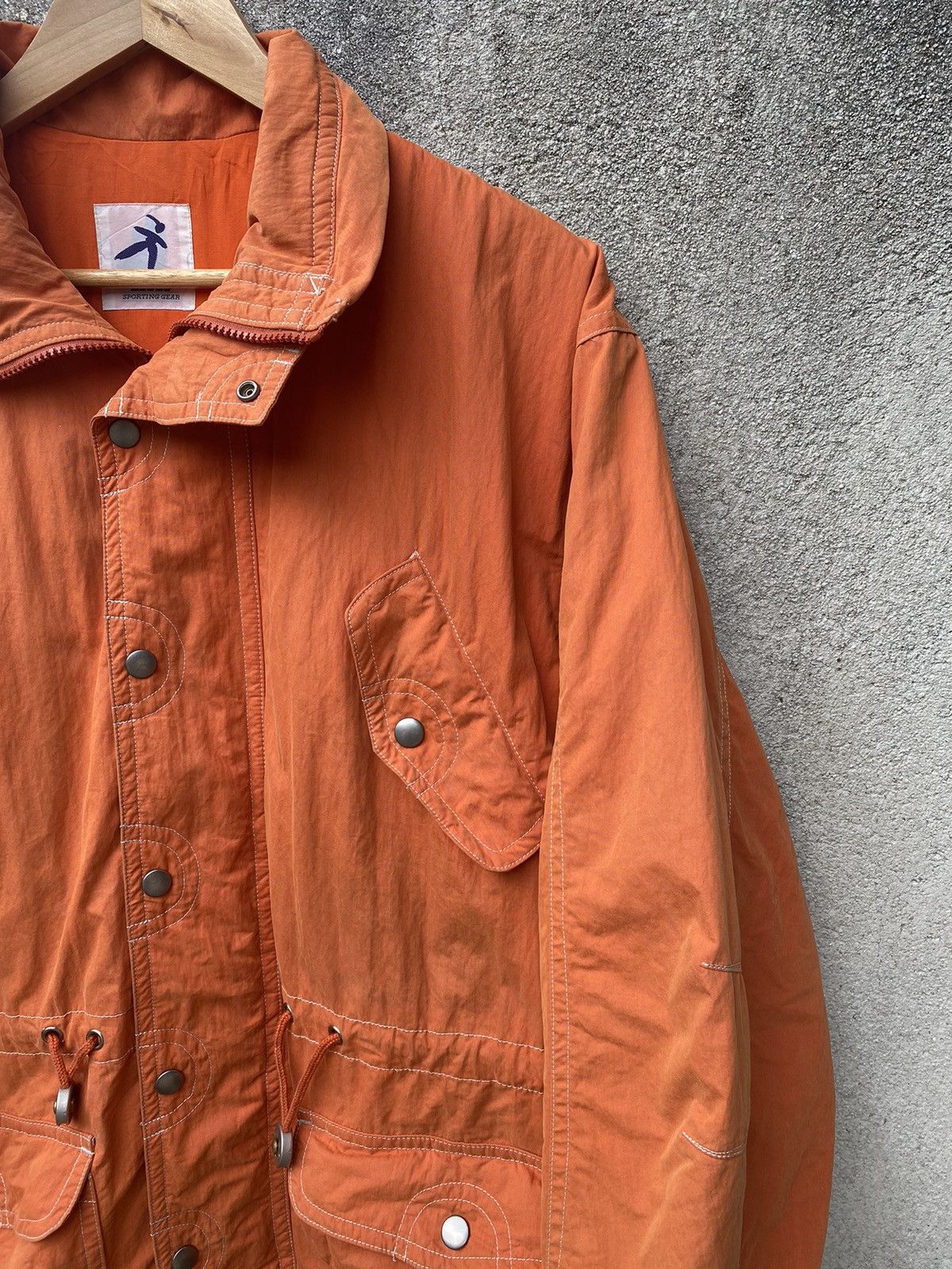 Issey Miyake - Vintage Hai Sporting Gear Parka Jacket Orange Colour - 5