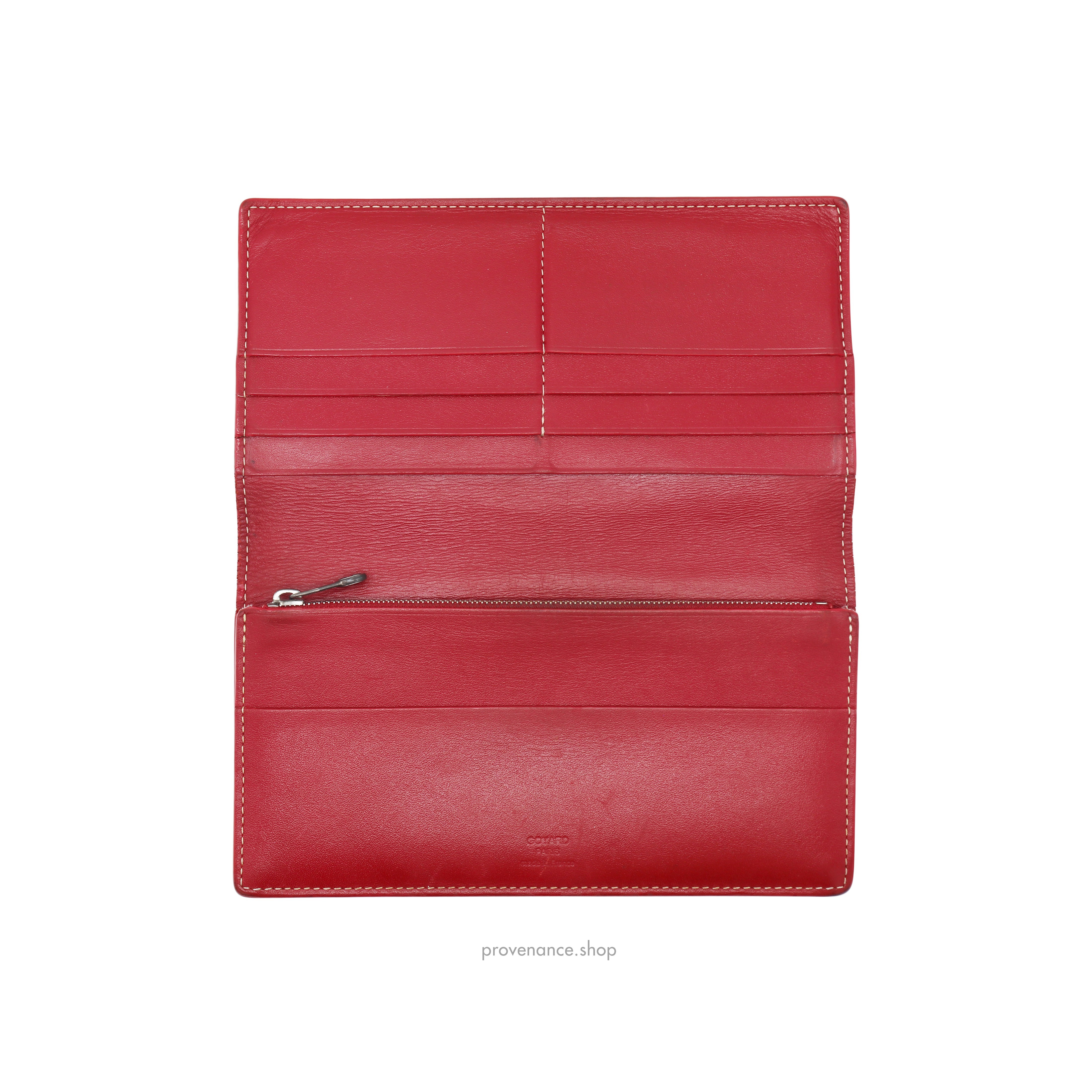 Richelieu Long Wallet - Red Goyardine - 6