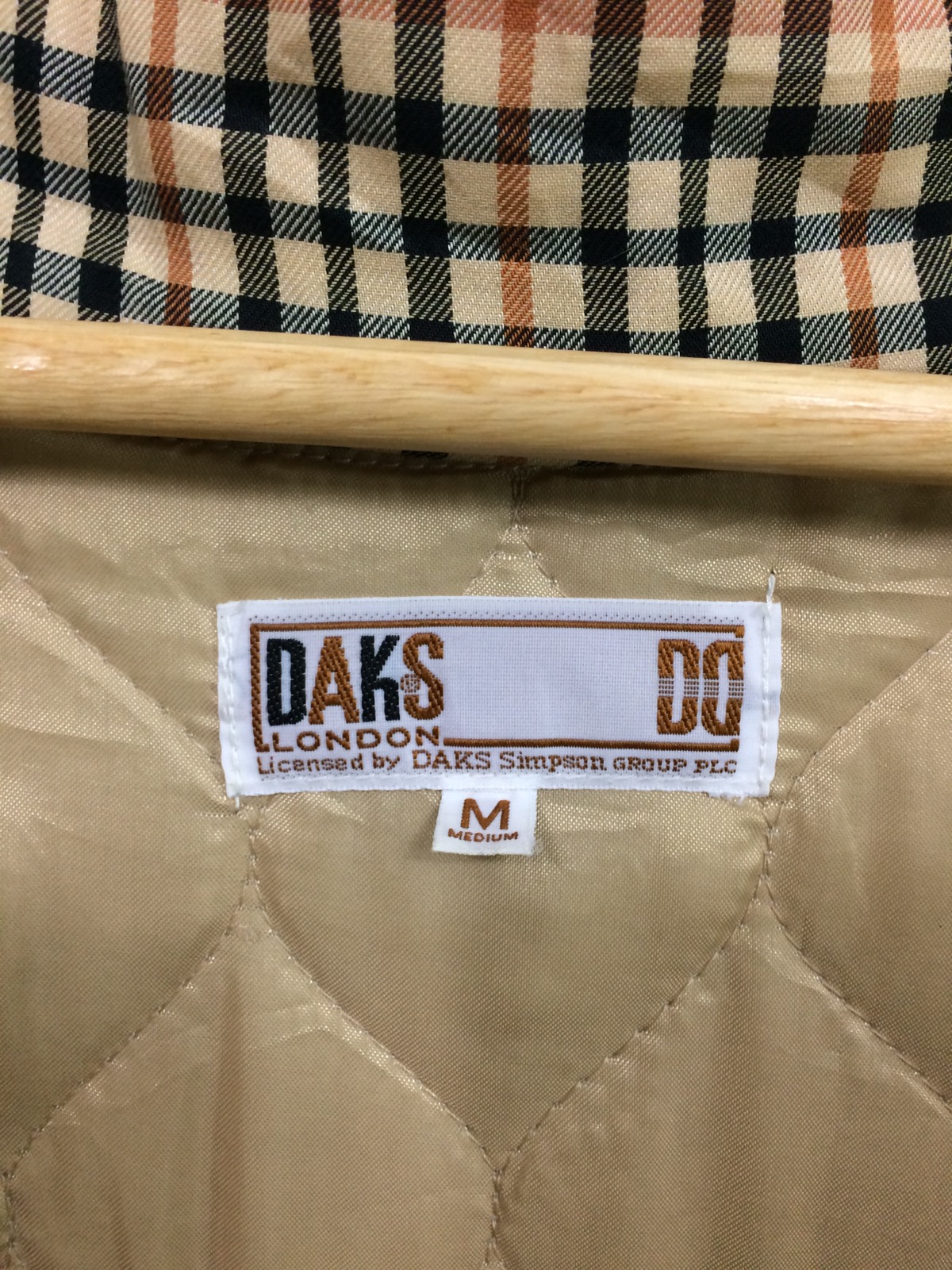 Daks London - DAKS LONDON Checkered Plaid jacket Size M - 8