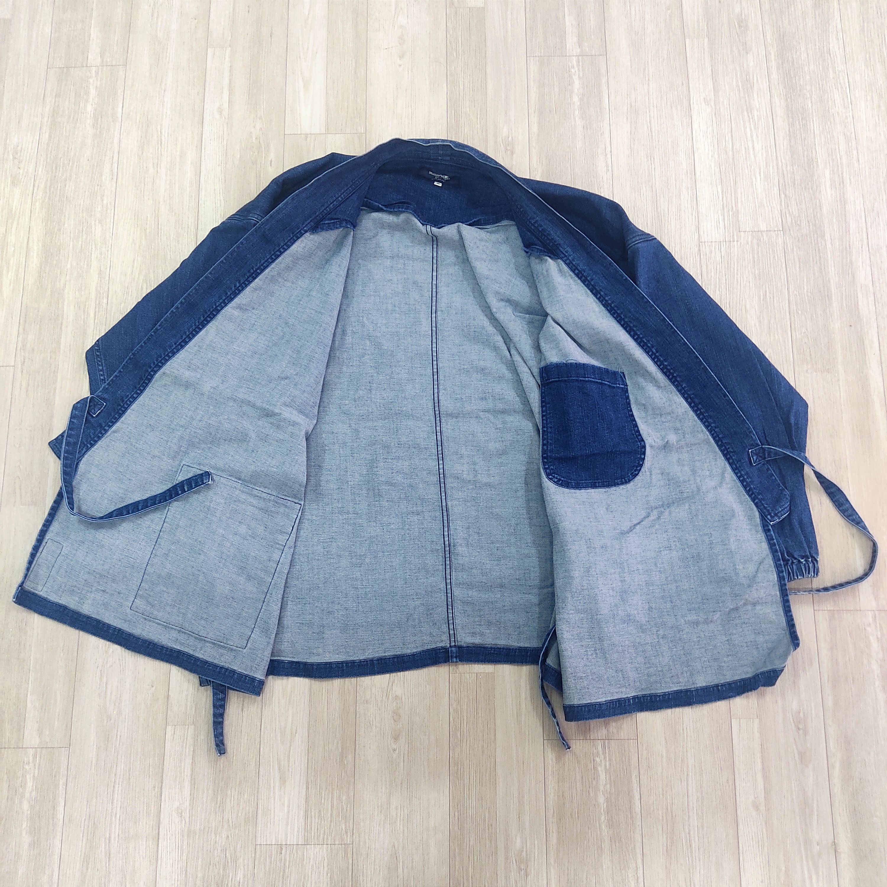 KAIHARA DENIM Kamakura Denim Samue Kimono Jacket - 15