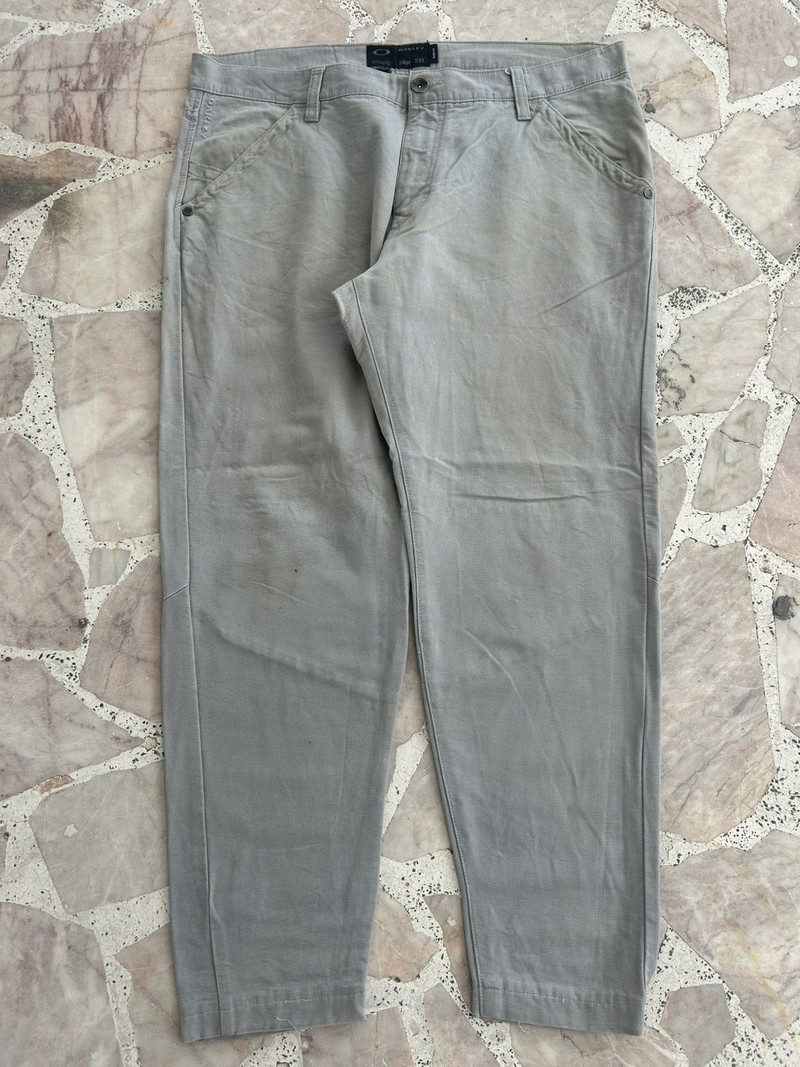 Oakley Casual Pants Gray Vintage Slim Fit - 1