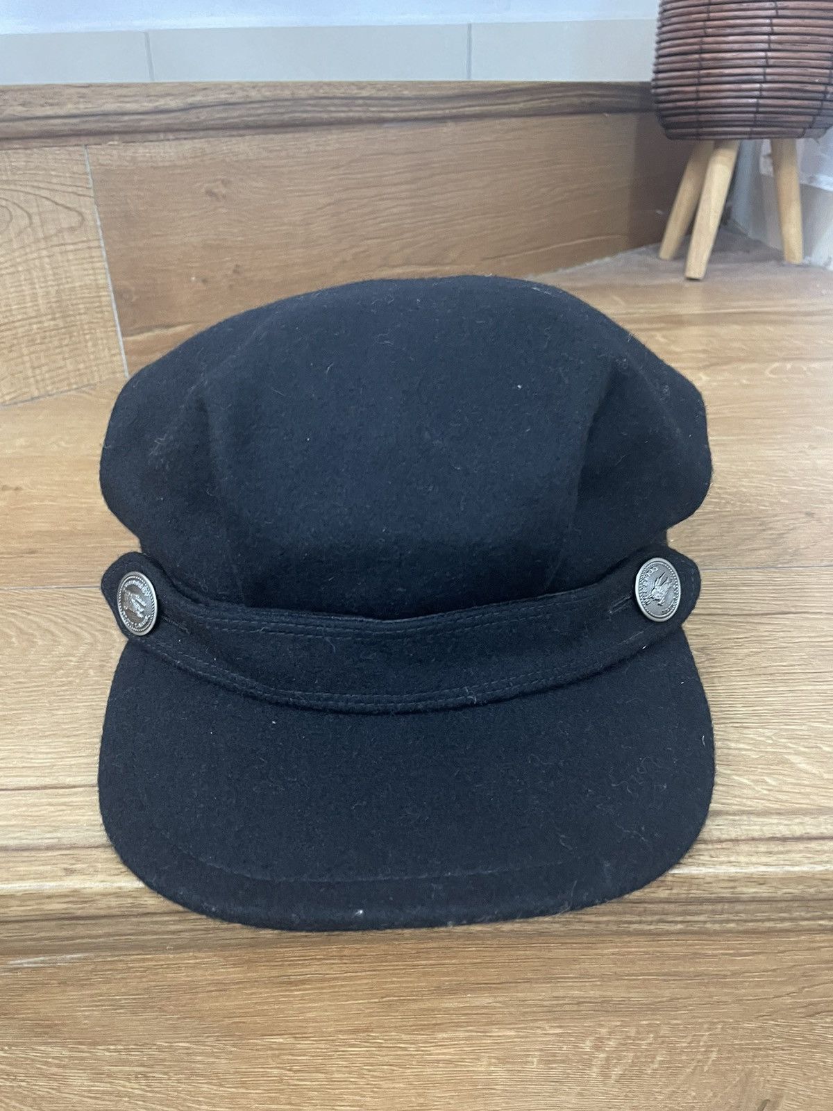 Authentic BURBERRY wool Blue label Hat - 4