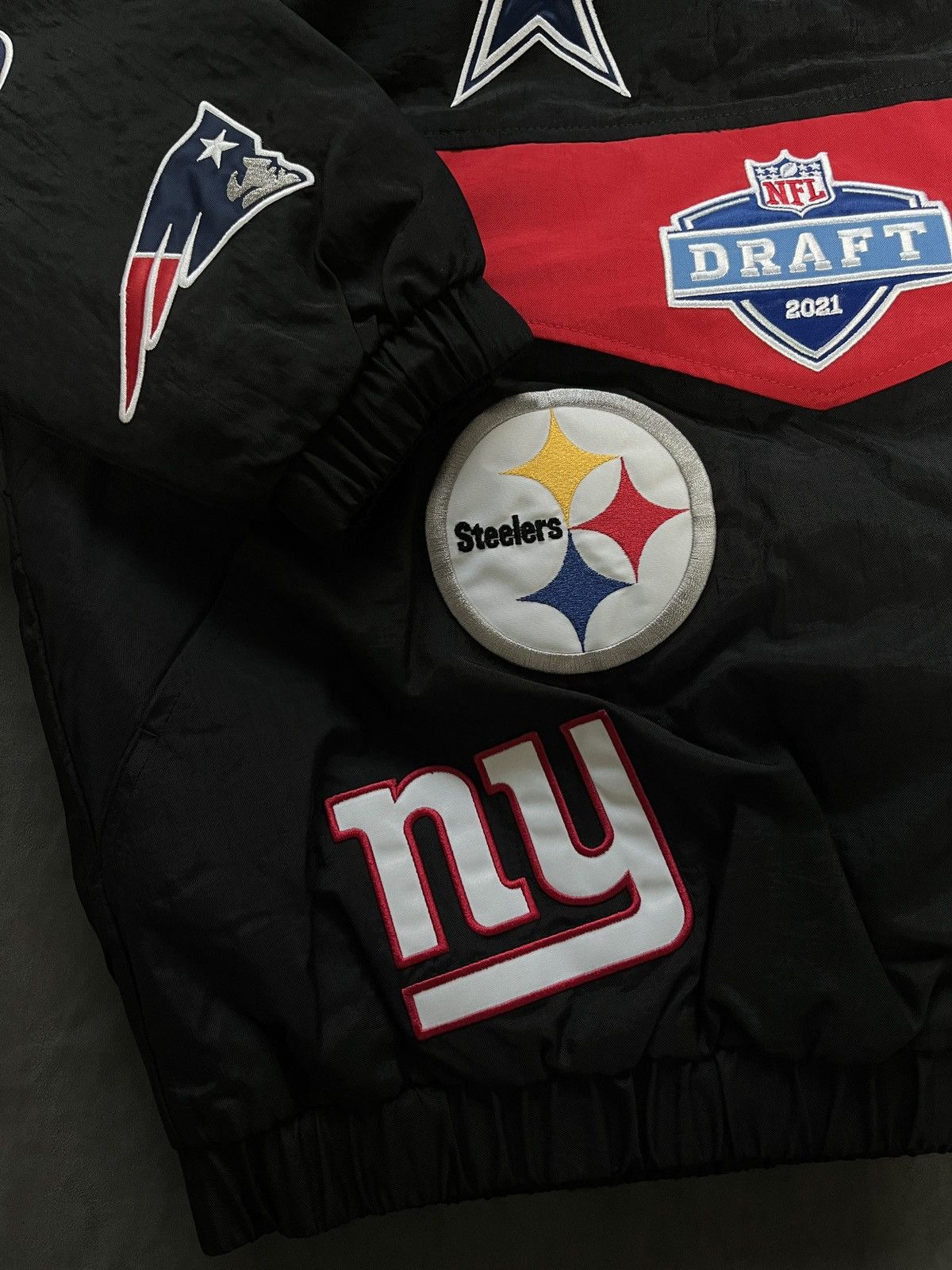 Rare Starter Kid Cudi NFL Draft LTD Breakaway Pullover Jacket - 7