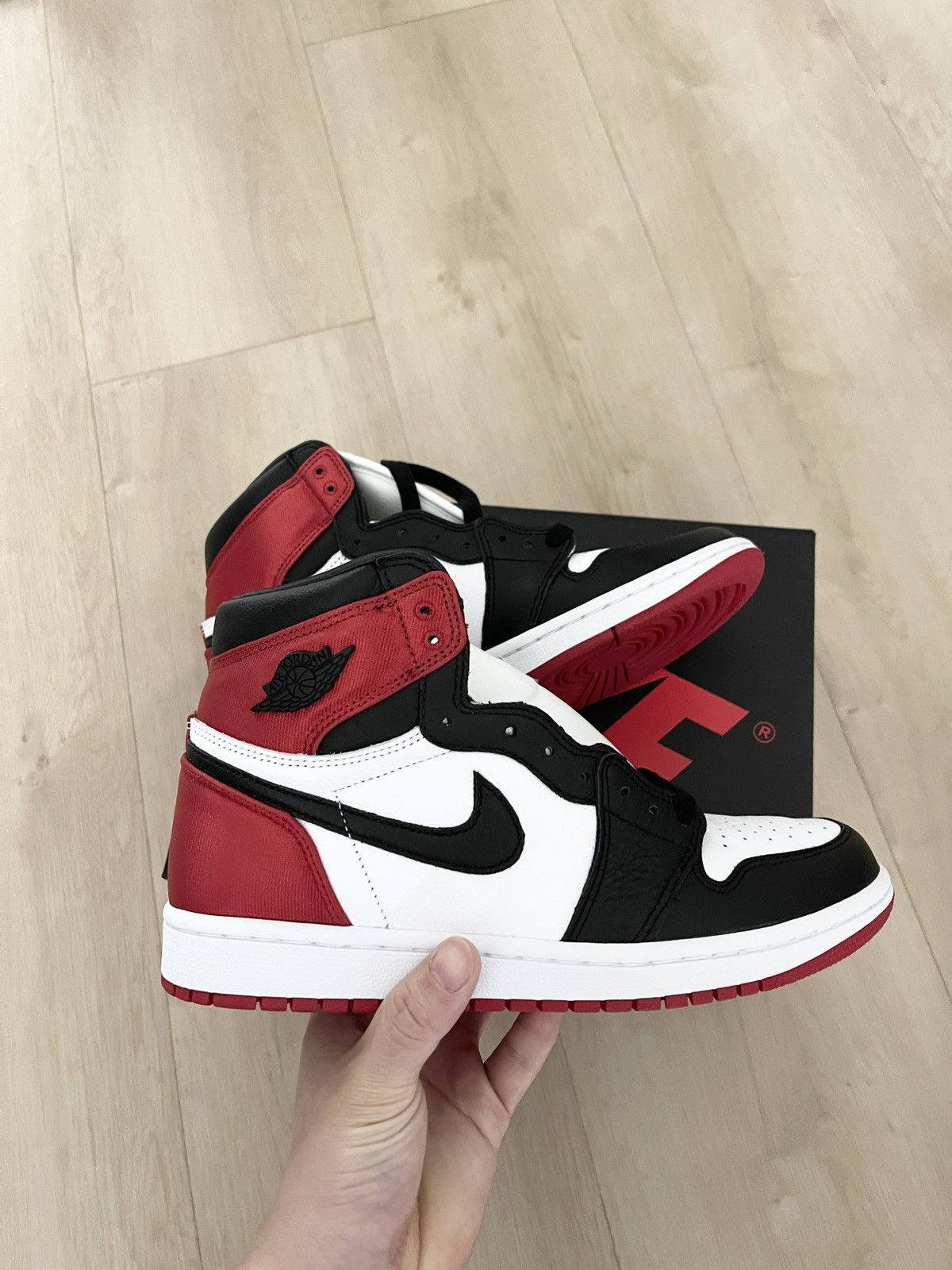 Jordan Brand - 2019 Air Jordan 1 High Saint Black Toe (Men Size 7.5) - 1