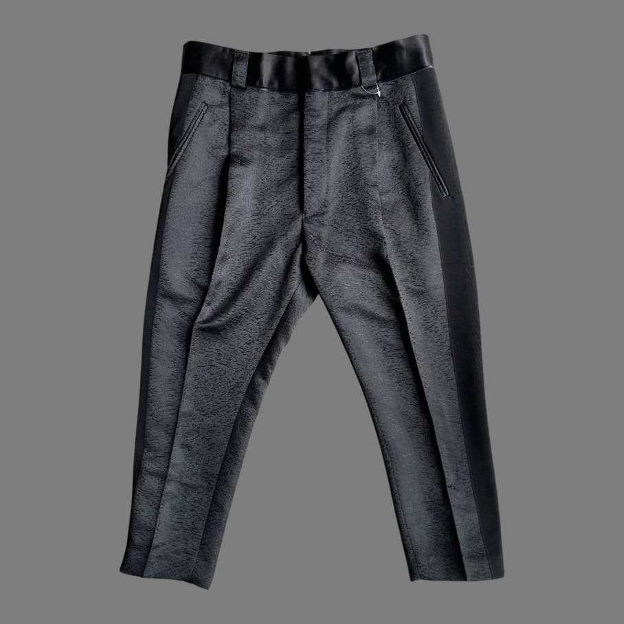 Haider Ackermann Silk Jacquard Pleat Trousers - 1