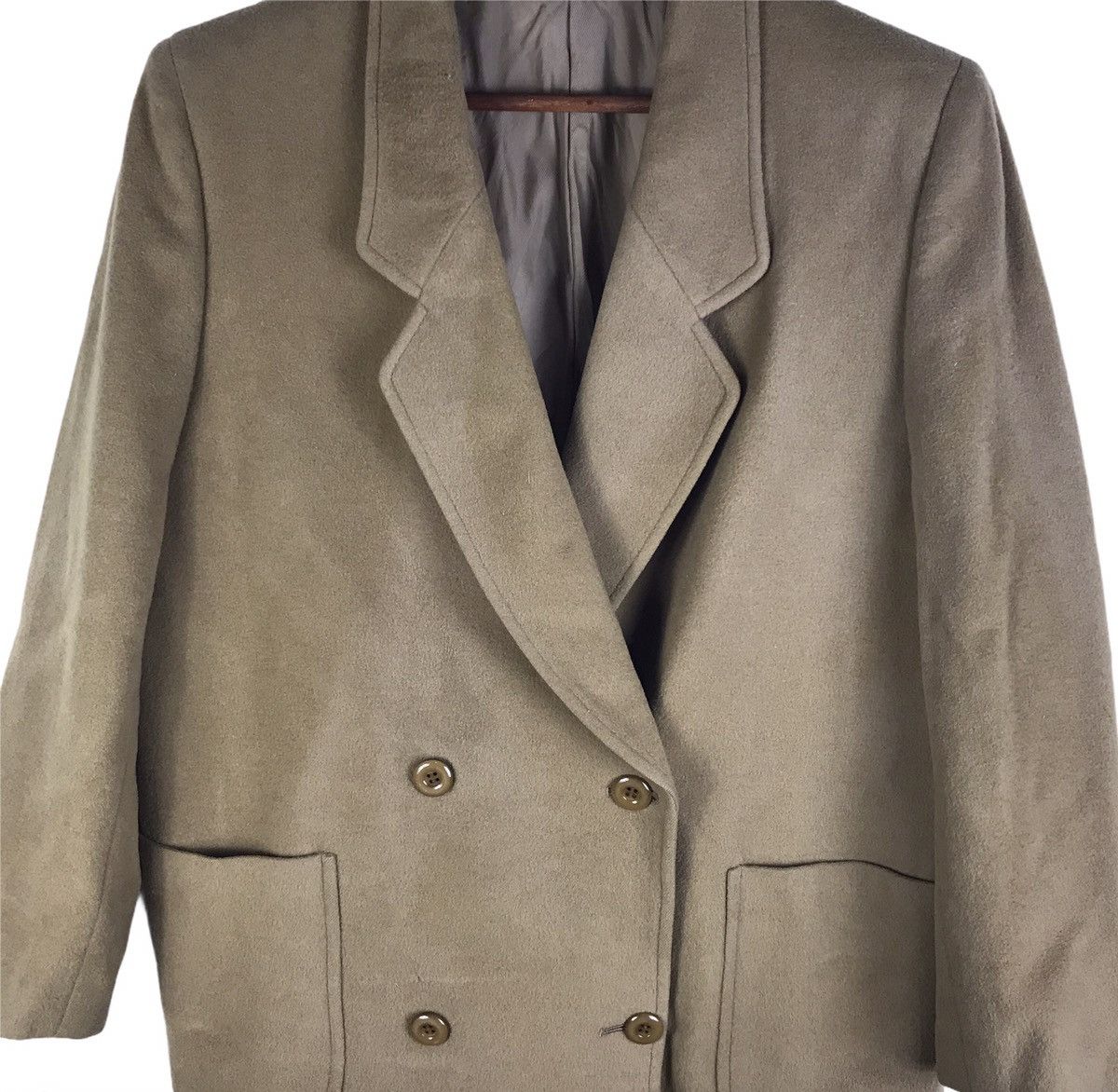 Burberry Double Breasted Wool Peacoat Jacket - 3