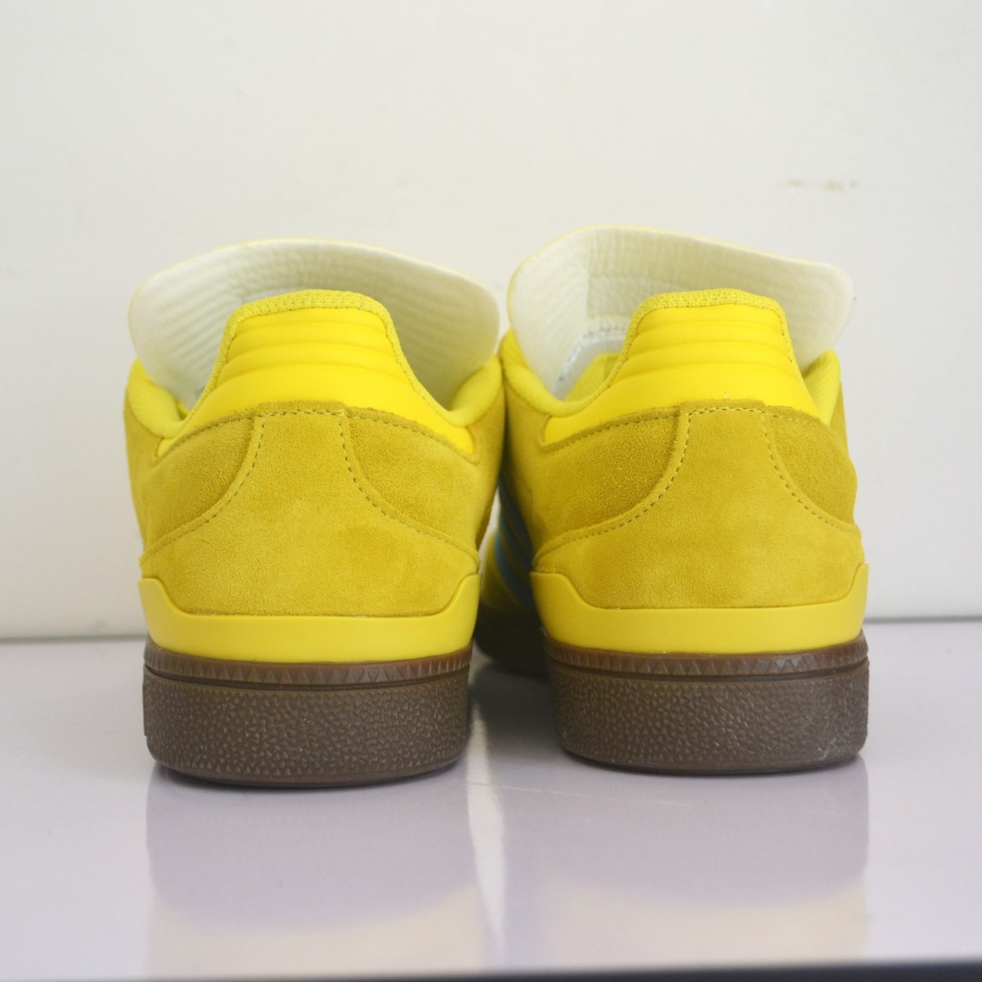 Adidas Skateboarding Busenitz Pro (Gum Sole) Sneakers/Shoe - Yellow/Blue  - 5
