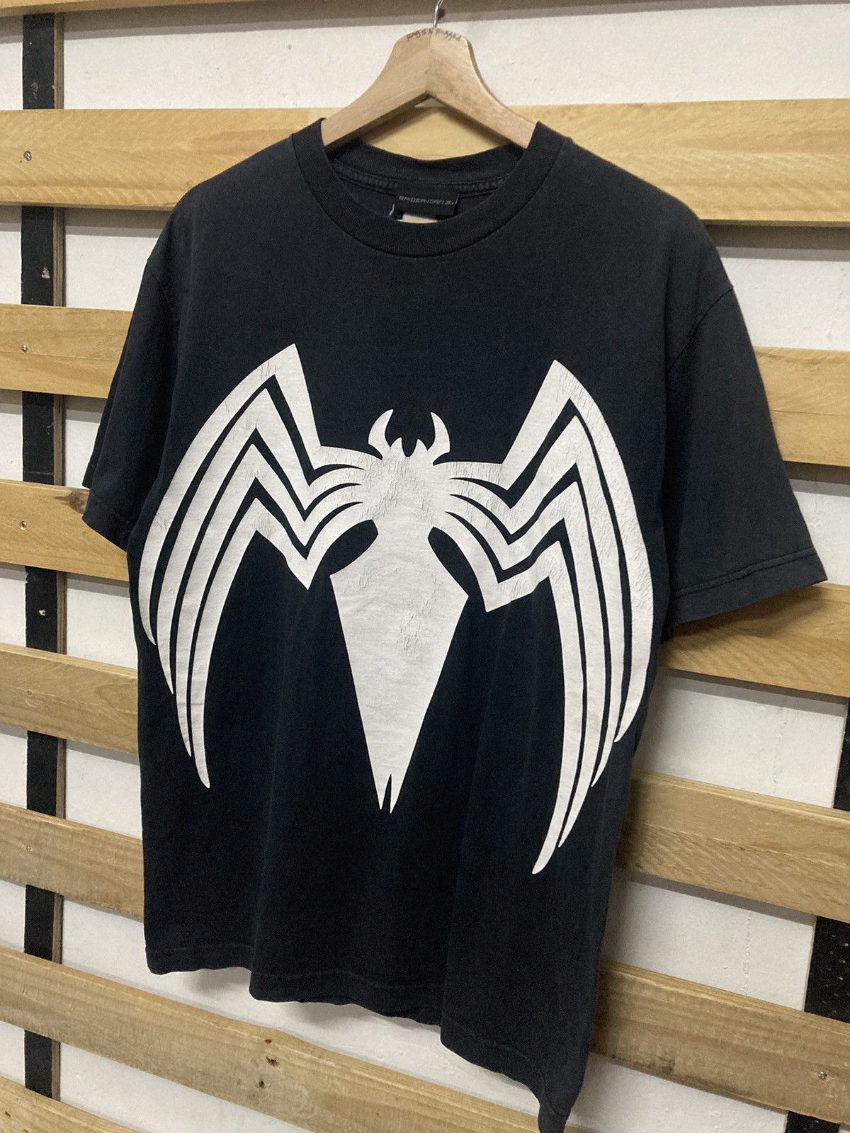 Vintage Spiderman 3 Venom Frontback Logo Tshirt - 4