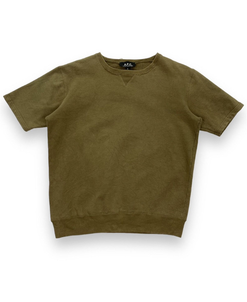 A.P.C. Distressed Cropped Sweatshirt - 1