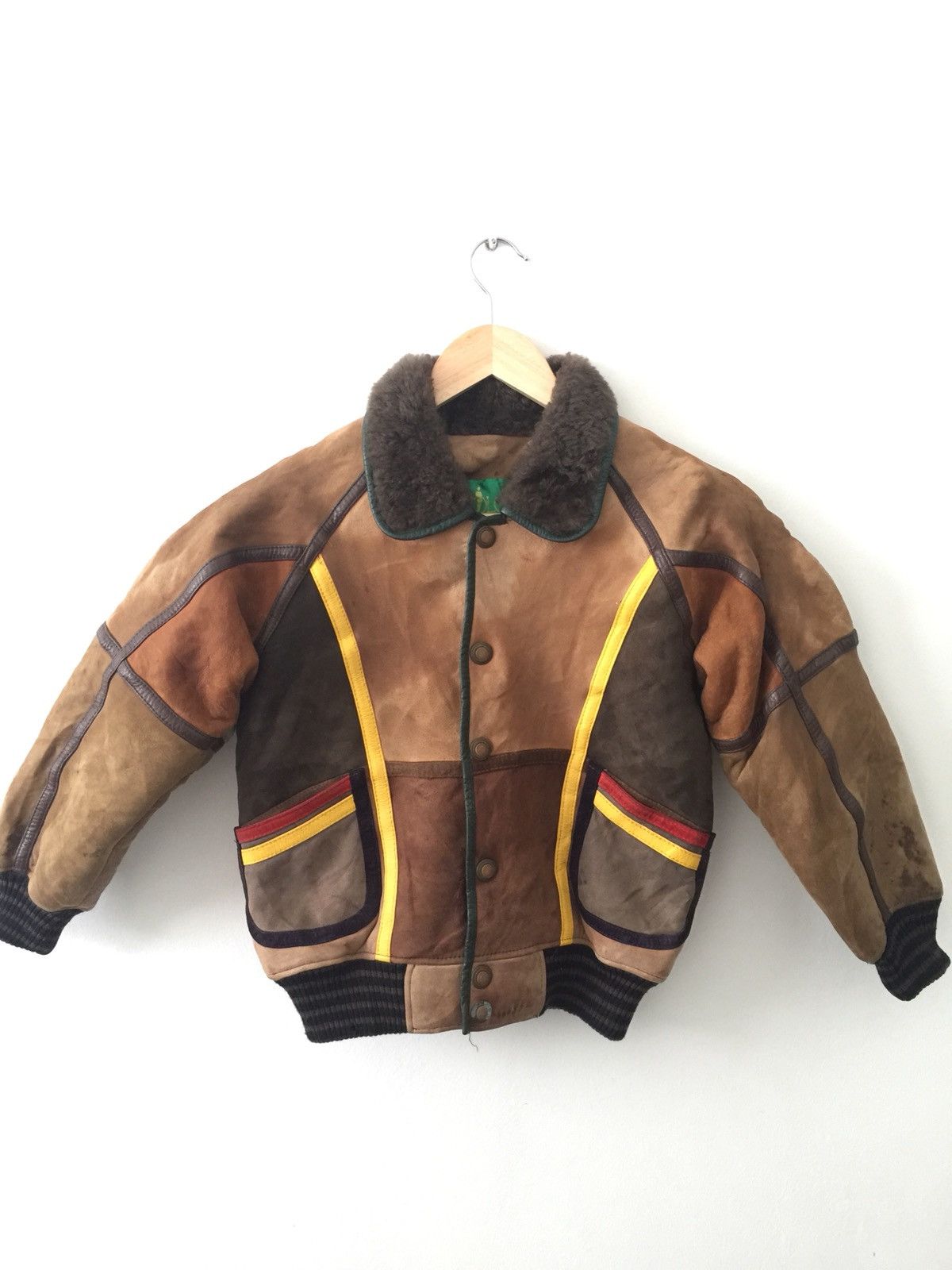 Designer - Volcano Leather Kids Jacket - 1