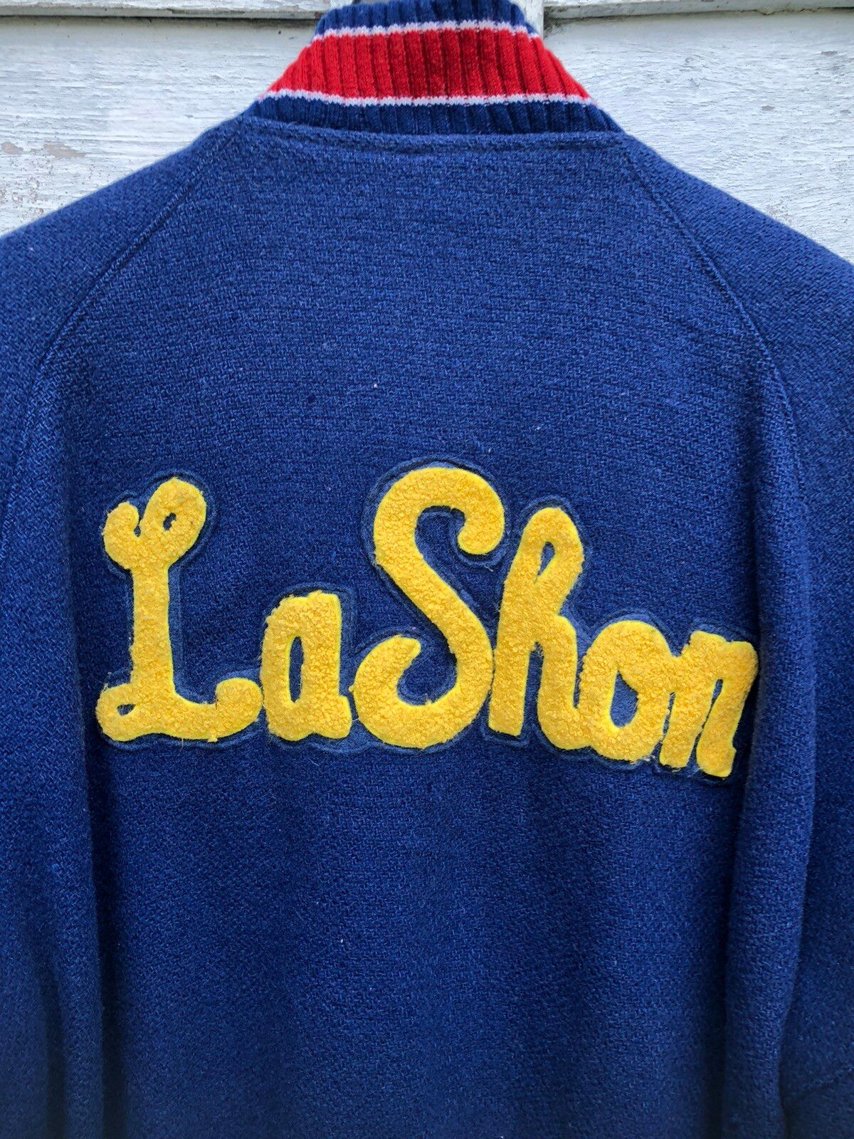 Vintage - Houston Sportwear La Shon Wool Varsity Jacket - 7