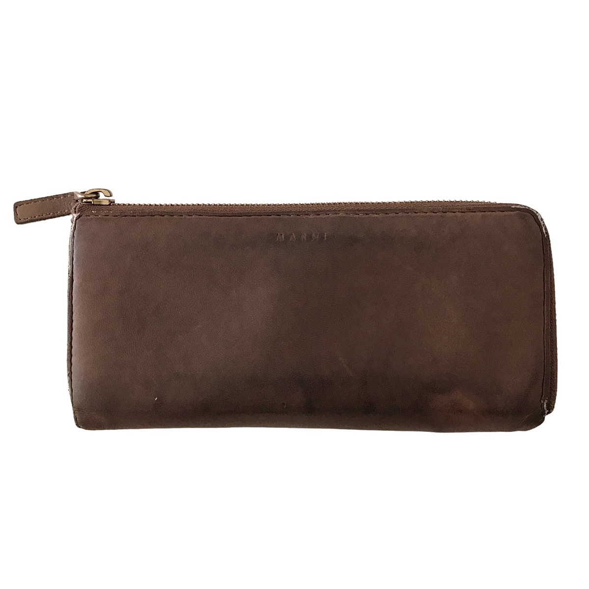 Marni Italy Genuine Leather Designer Long Wallet - 1