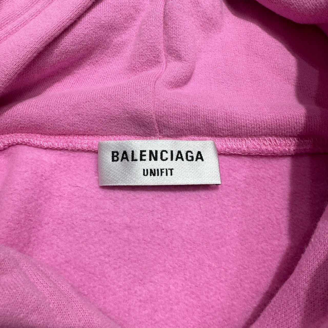 Balenciaga Pink Printed Alphabet Hoodie - 3