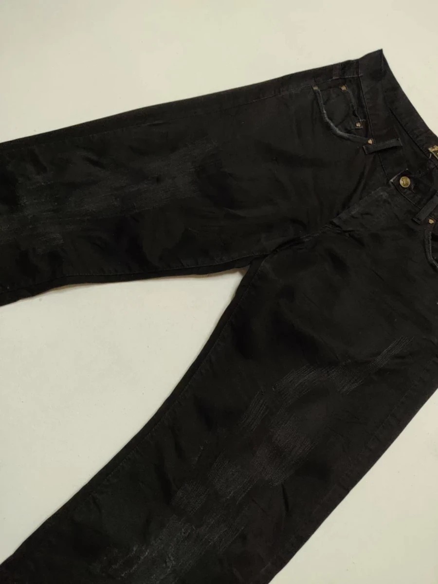 Sashiko Distressed Worn Out Casual Pants - 4