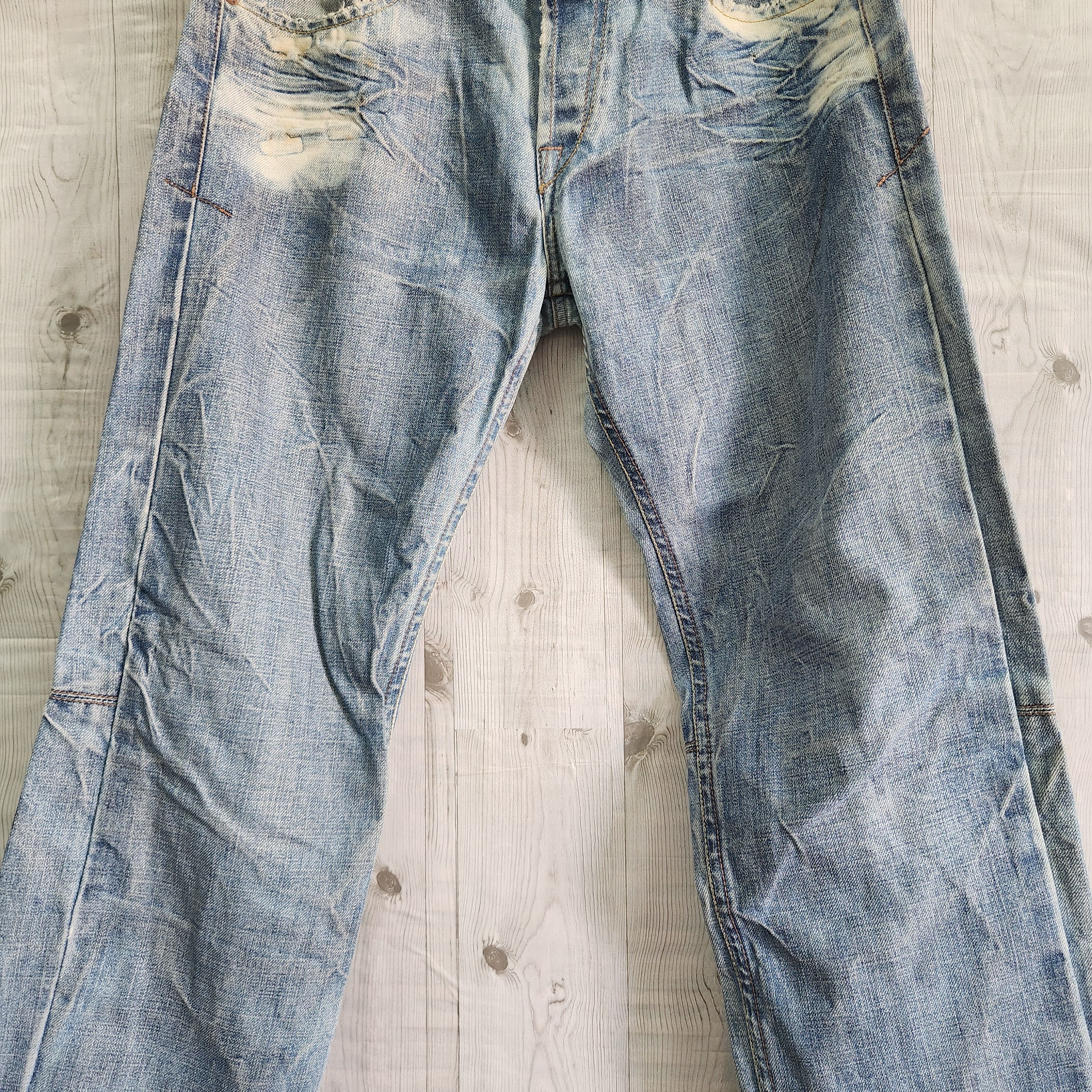 Italy Designer Casucci Distressed Denim Made In Italy - 16