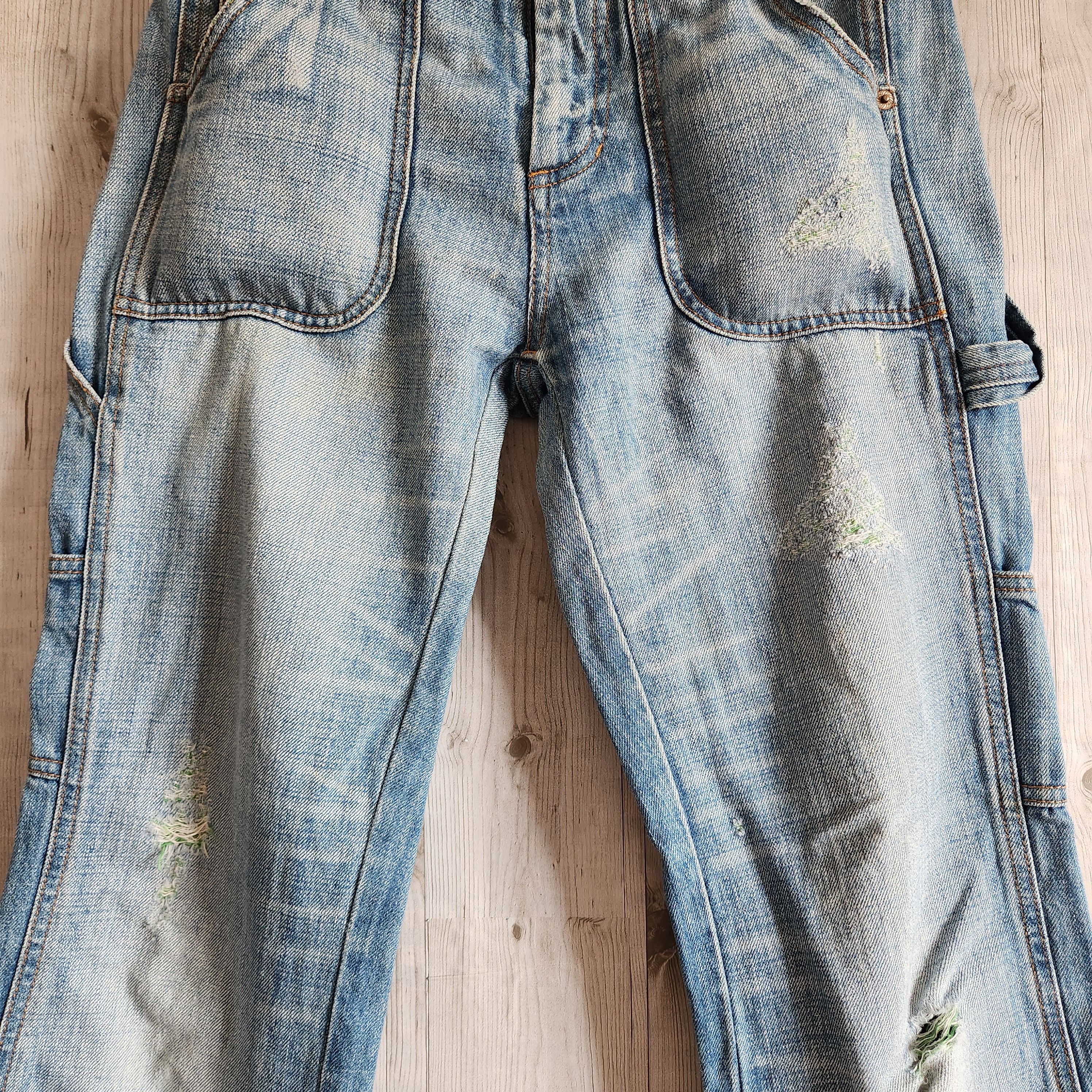 Distressed Denim - Distressed Plus Bleu Blue Japan Bush Pants Denim Jeans - 19