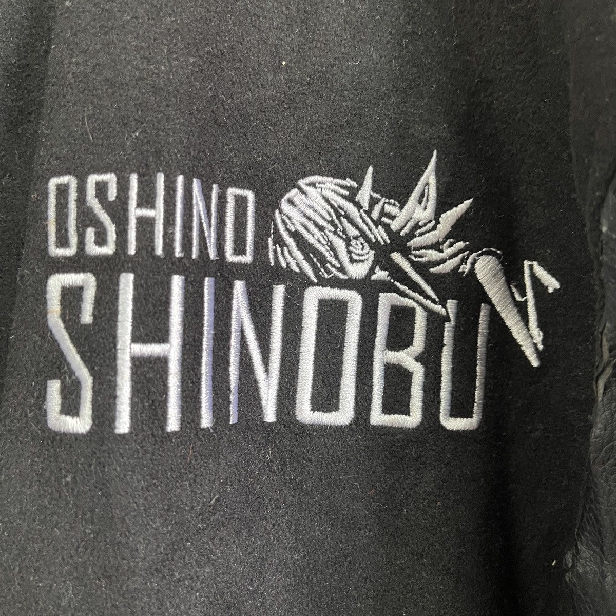 Vintage - Japan Anime Shinobu Oshino Varsity Jacket Distressed Sleeve - 11