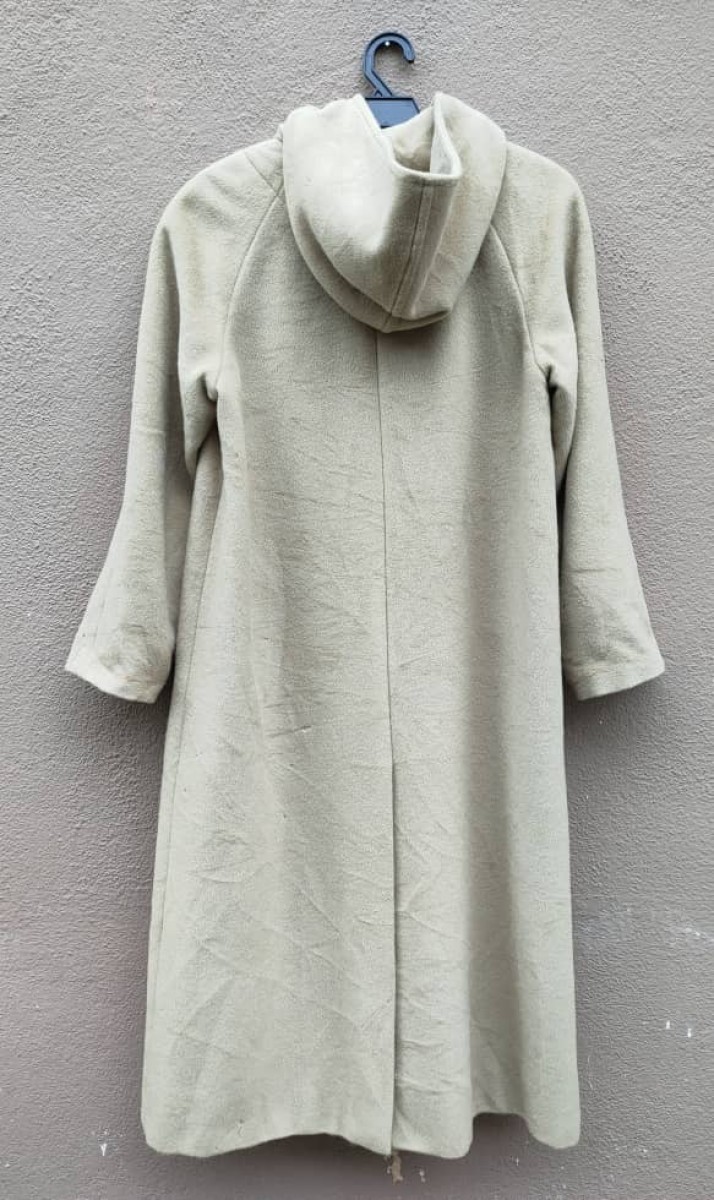Wool Trench Coat Jacket - 2