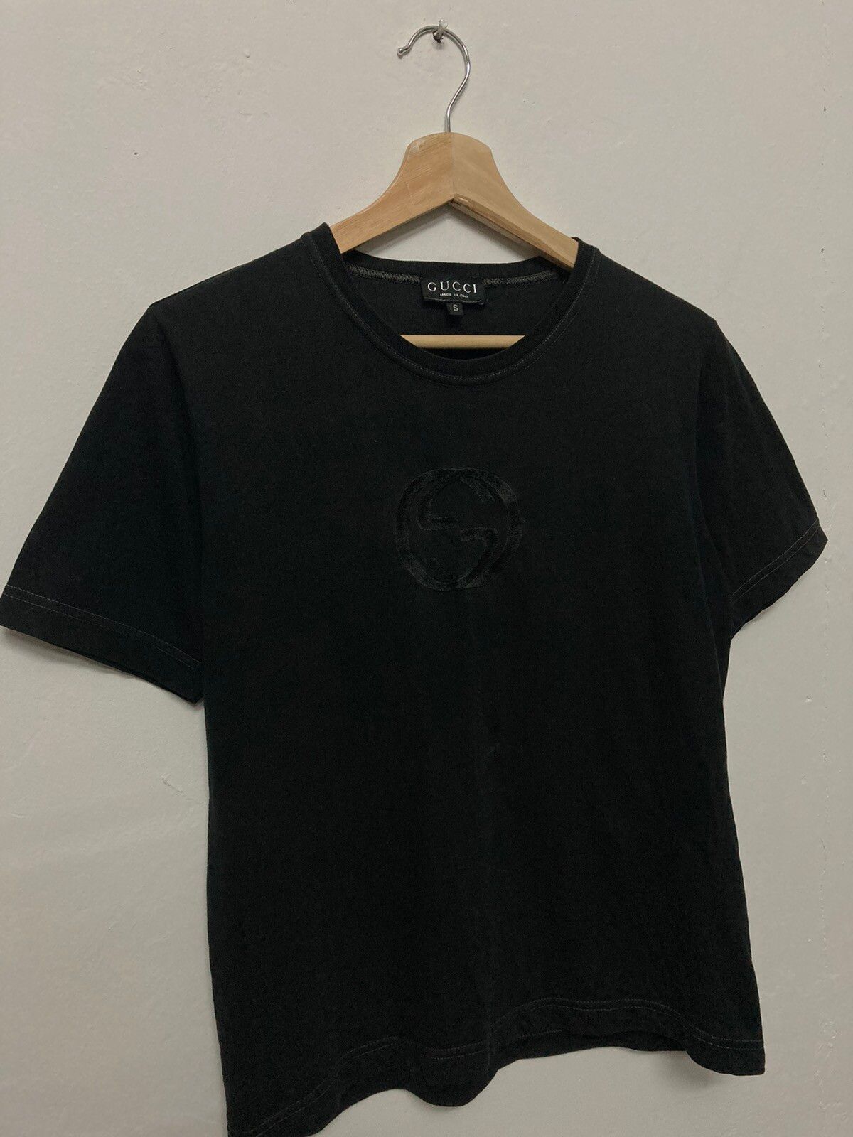 Gucci Embroidery Big Logo Shirt Made in Italy - 6