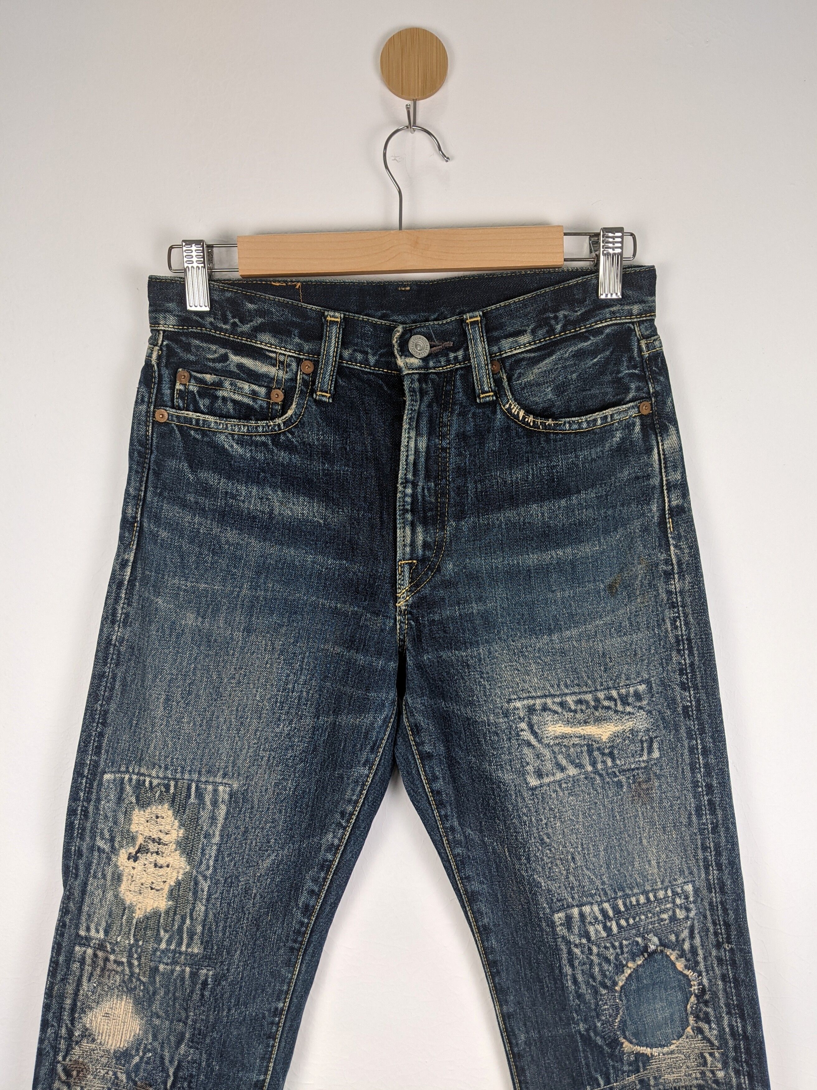 Kapital Distress Patchwork Japan Jeans - 3