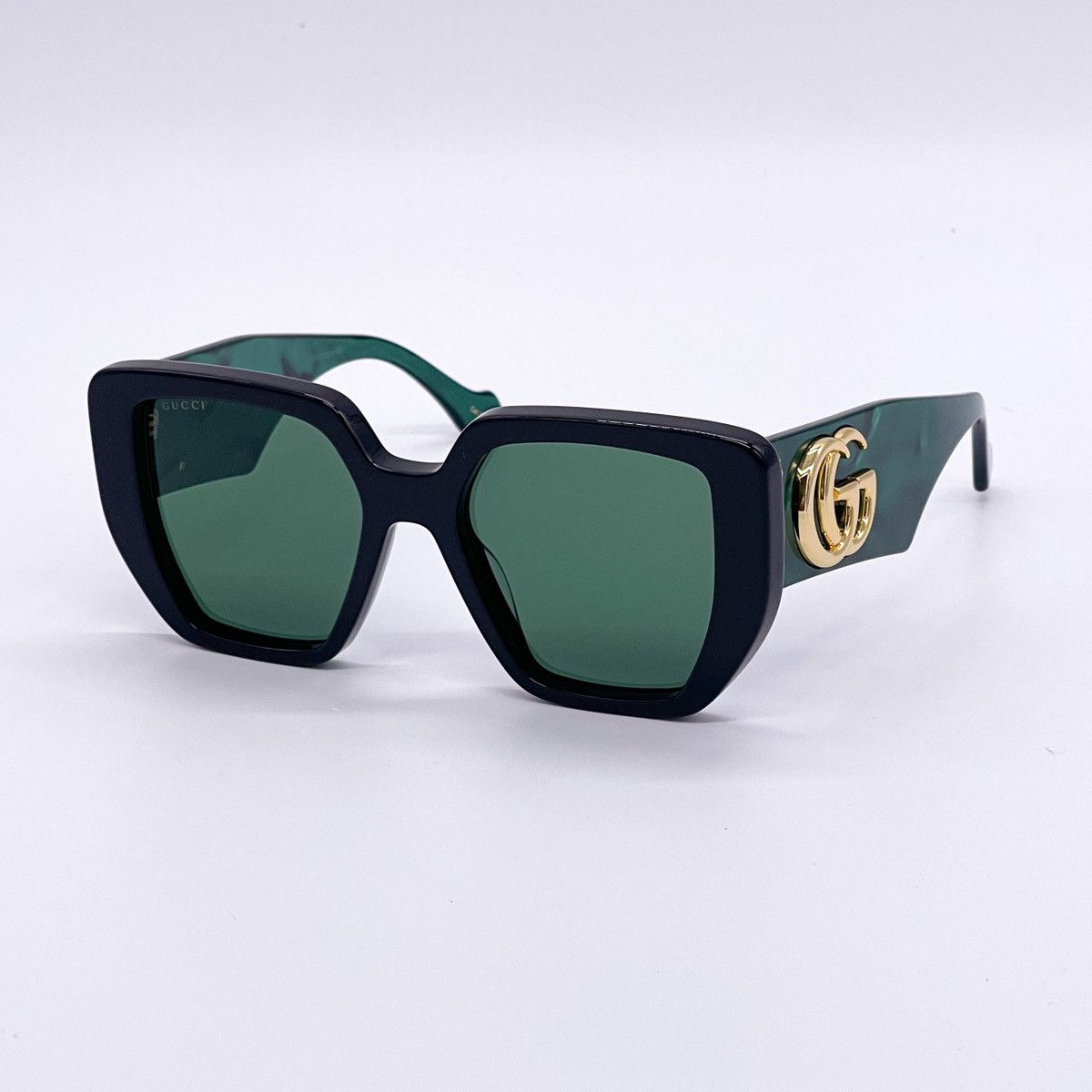 NEW GUCCI GG0956S 001 BLACK GREEN WOMEN SUNGLASSES GUCCI - 2