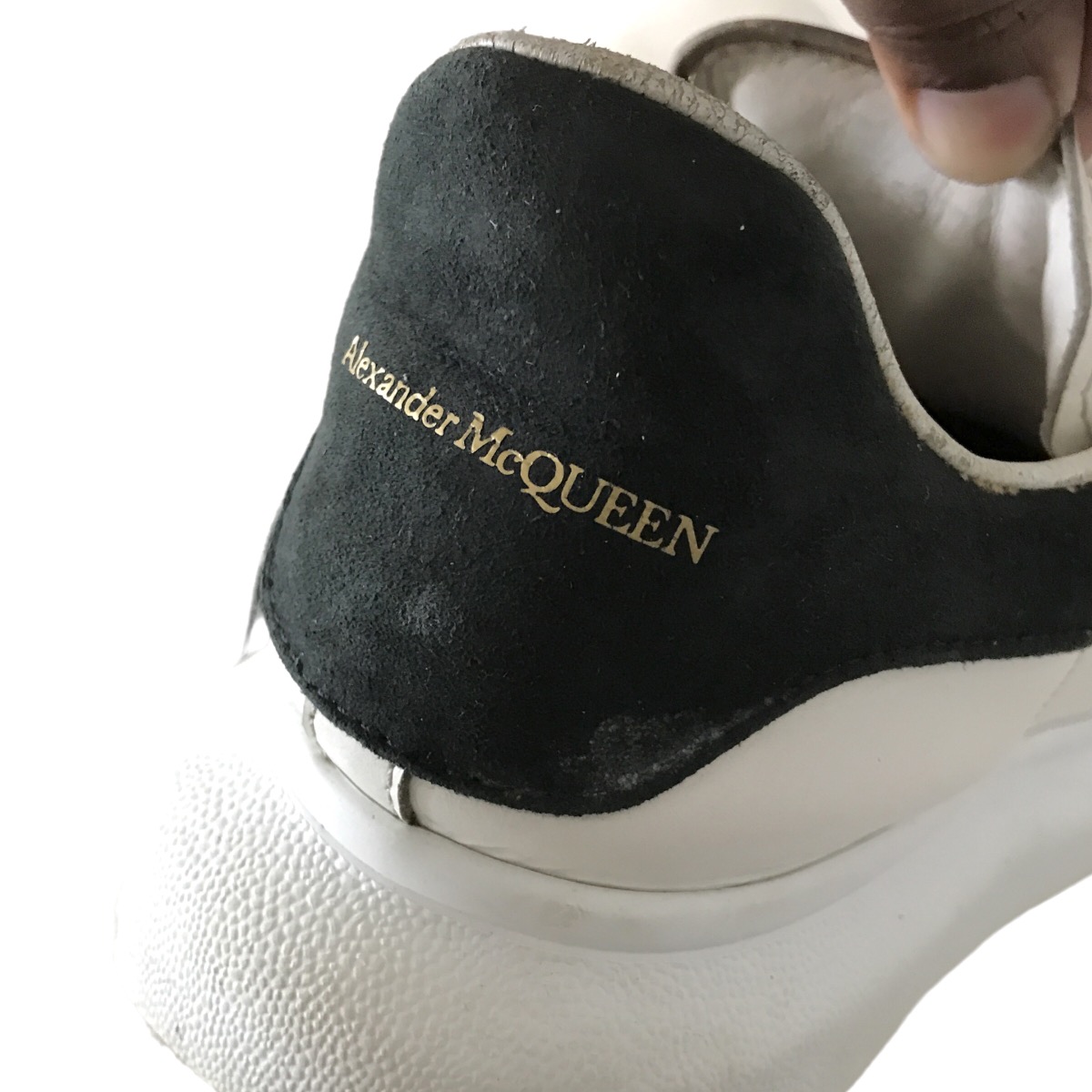 Authentic Alexander McQueen 553770 Oversize Low Top Shoe - 8