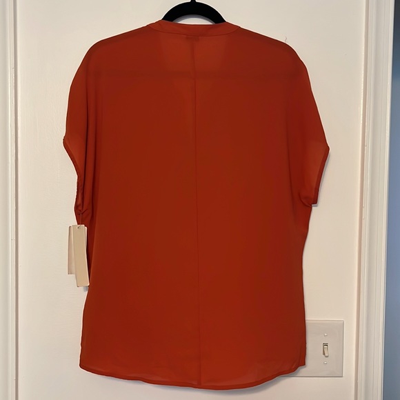 Kut from the Kloth Burnt Orange Drapey Top - 2