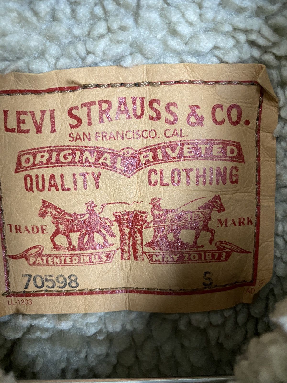 Vintage Levis Corduroy Sherpa Denim Trucker Jacket - 7
