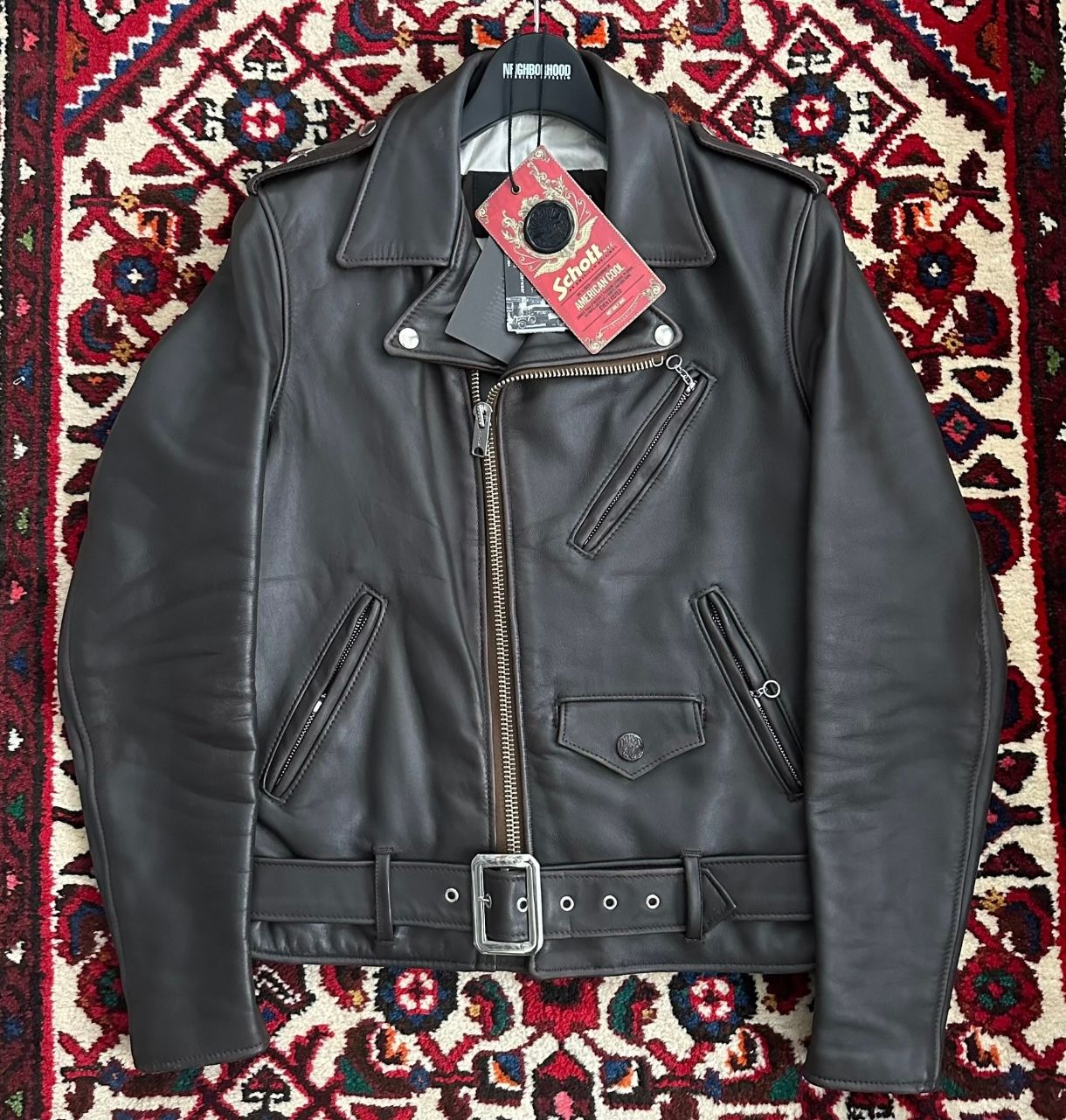 NBHD x Schott 13aw Leather Jacket - 2