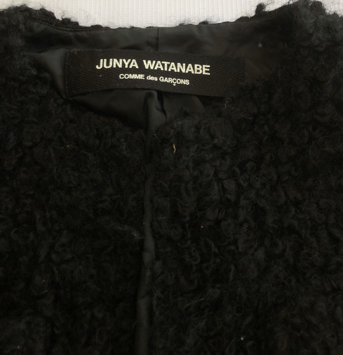 🔥ARCHIVAL PIECE💥AD2003 JUNYA WATANABE CDG Crop Sherpa Jacket - 6