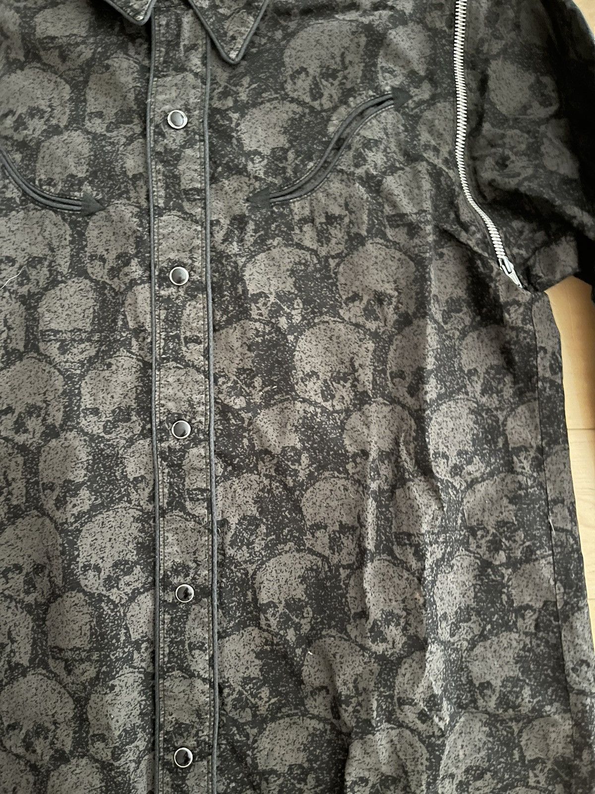 Undercover SS96 Skull Shirt with removable Sleeves - 3