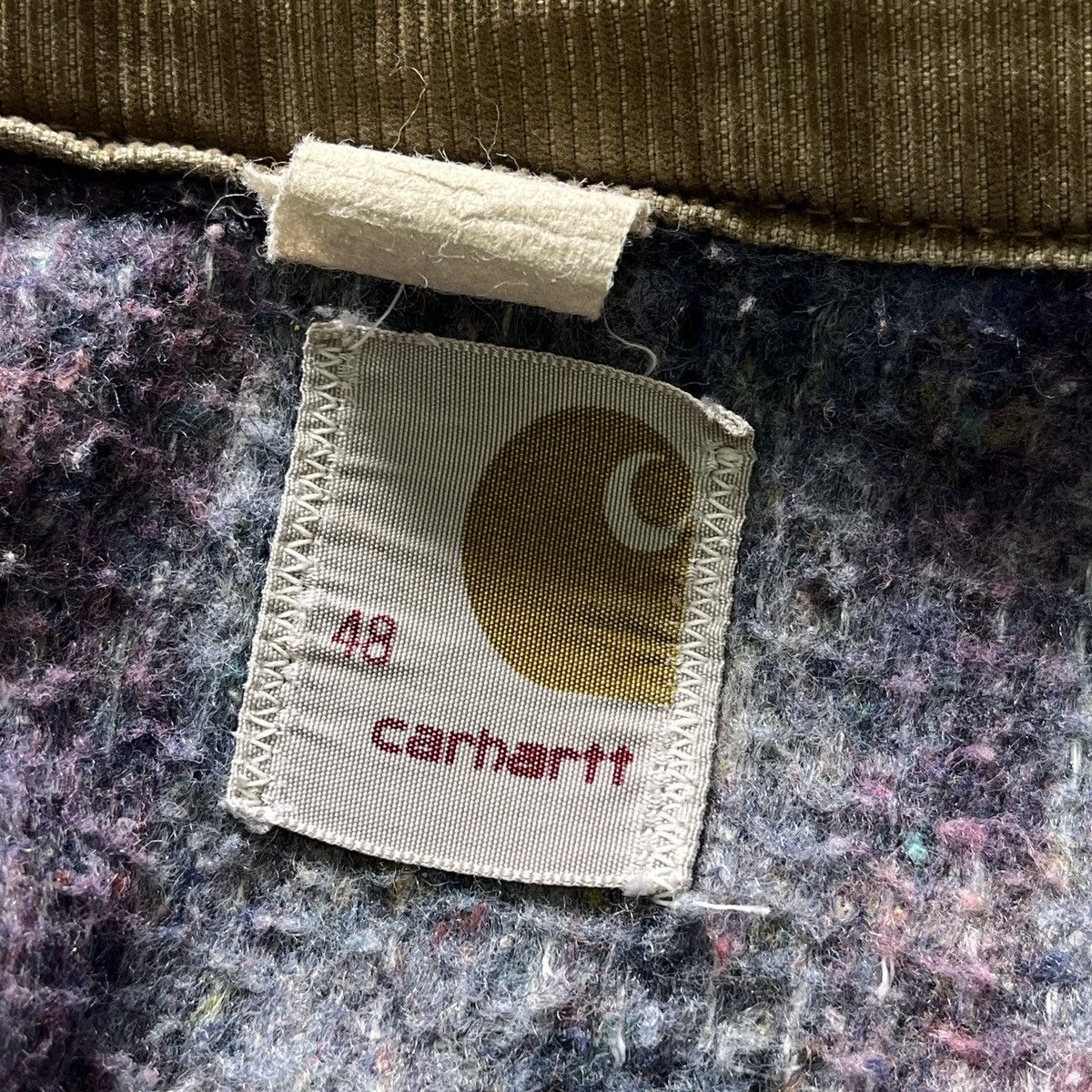 Vintage Carhartt Blanket Denim Jacket Jeans - 18