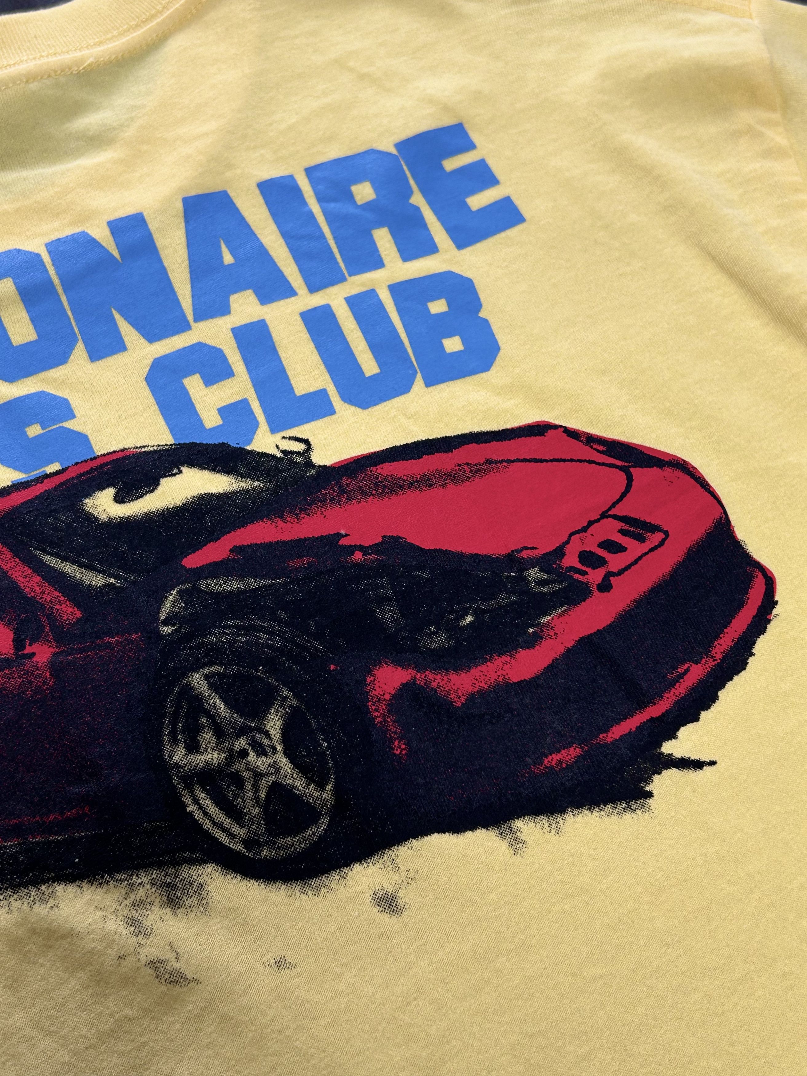 Rare Billionaire Boys Club BBC Supercar T-shirt Yellow Large - 3