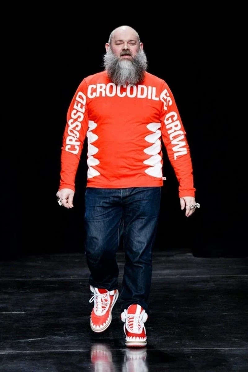 Walter Van Beirendonck - Crossed crocodiles crowl long sleeve shirt - 2