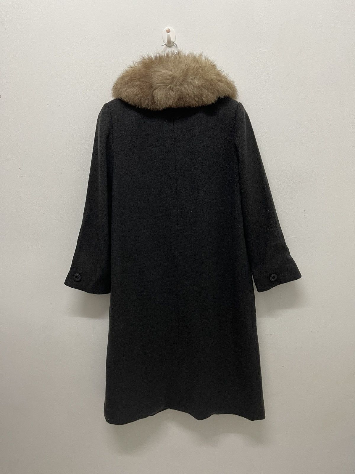 VINTAGE BALMAIN FAUX FUR JACKET WOOL - 4