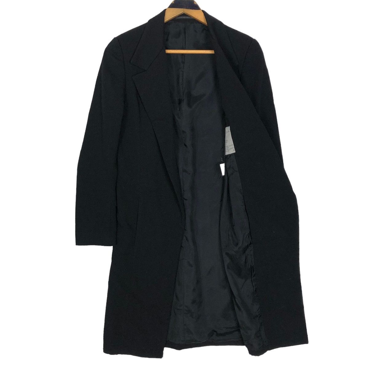 Vintage 90s Yohji Yamamoto Femme 1997AW Cutaway Overcoat - 12