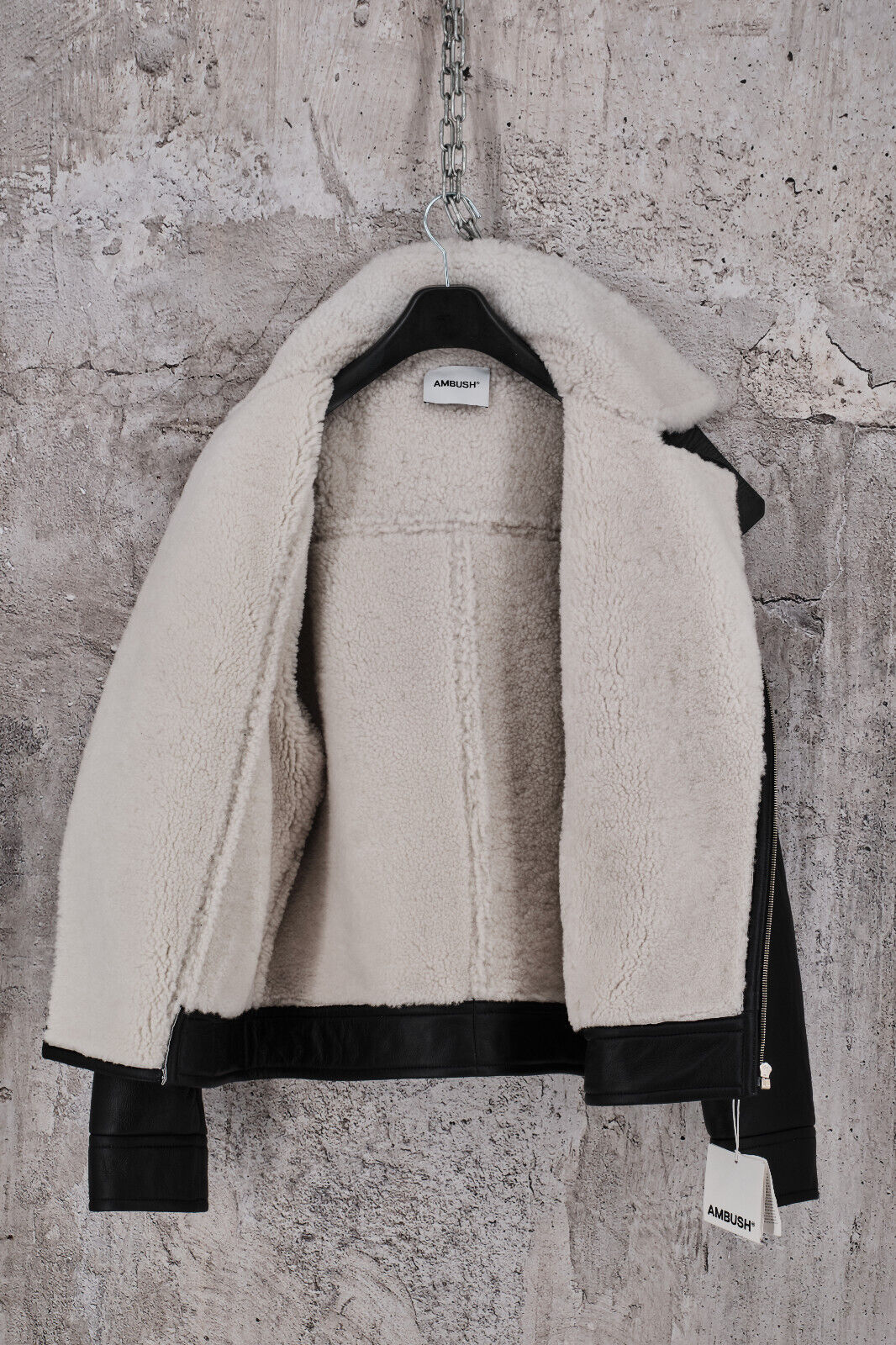 Brand New With Tags Ambush Design Shearling Aviator Jacket 50IT, 3785$ - 8