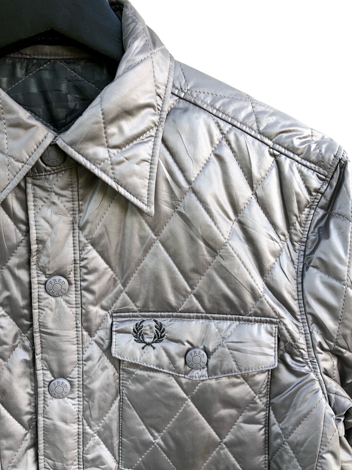 Quilted Snap Button Jacket - 3