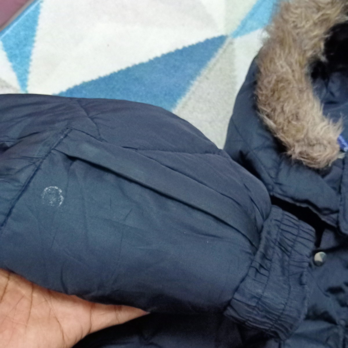 Bomber Style Jacket - Puffer Jacket with Hoodie - 8