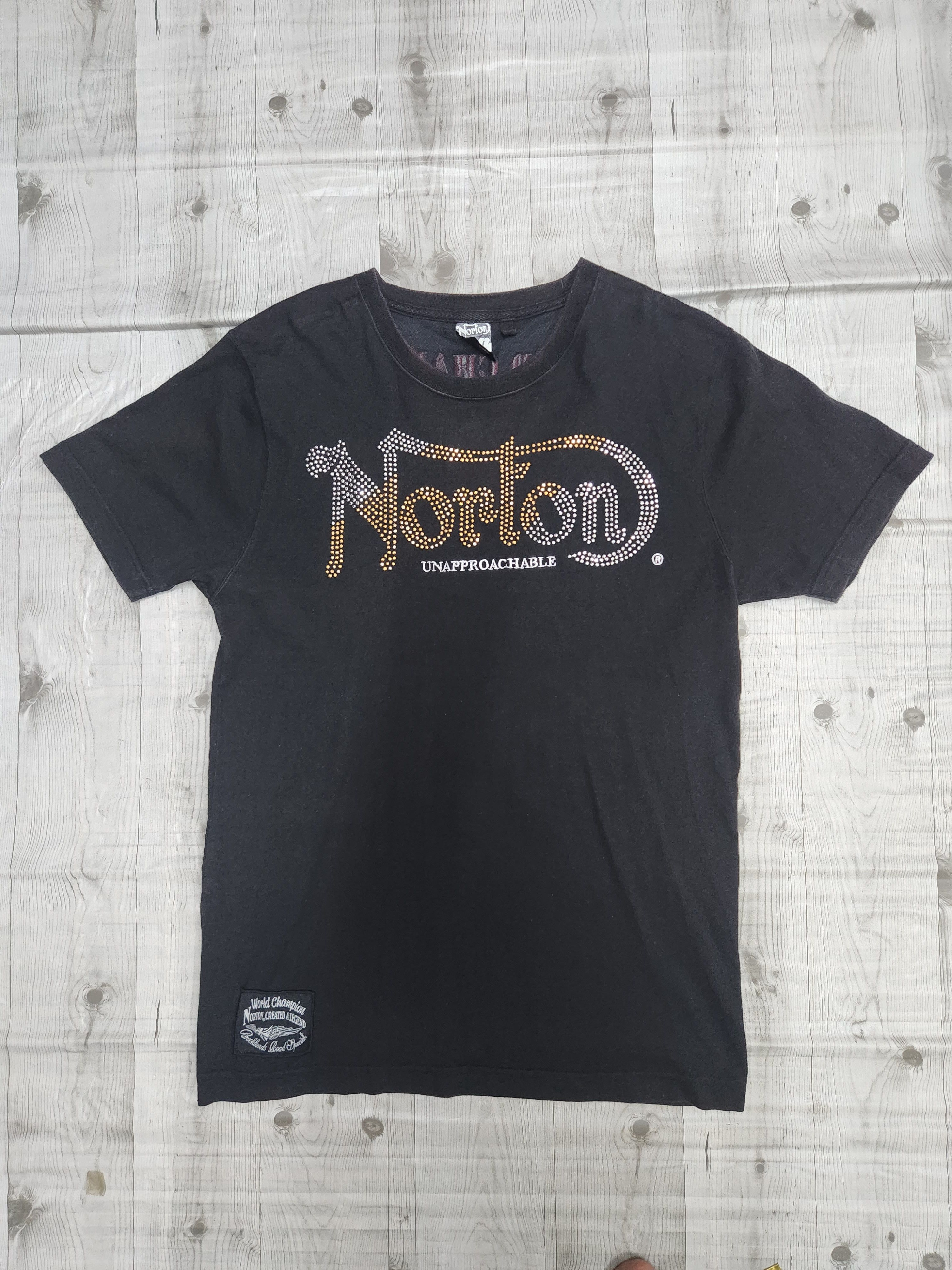 Racing - Vintage Norton Bling Bling Big Logo TShirt - 2