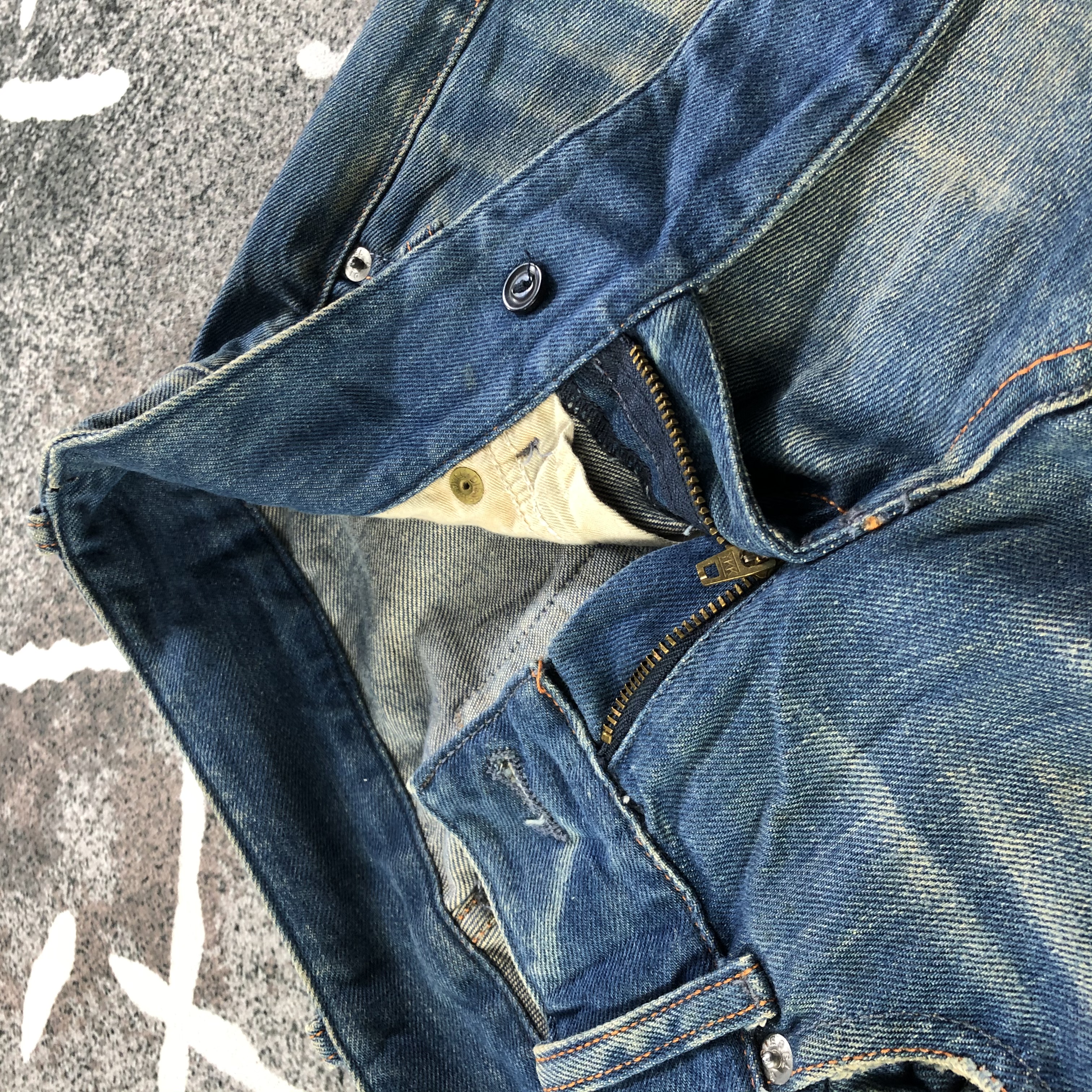 Diesel Faded Blue Flared Jeans KJ2013 - 8