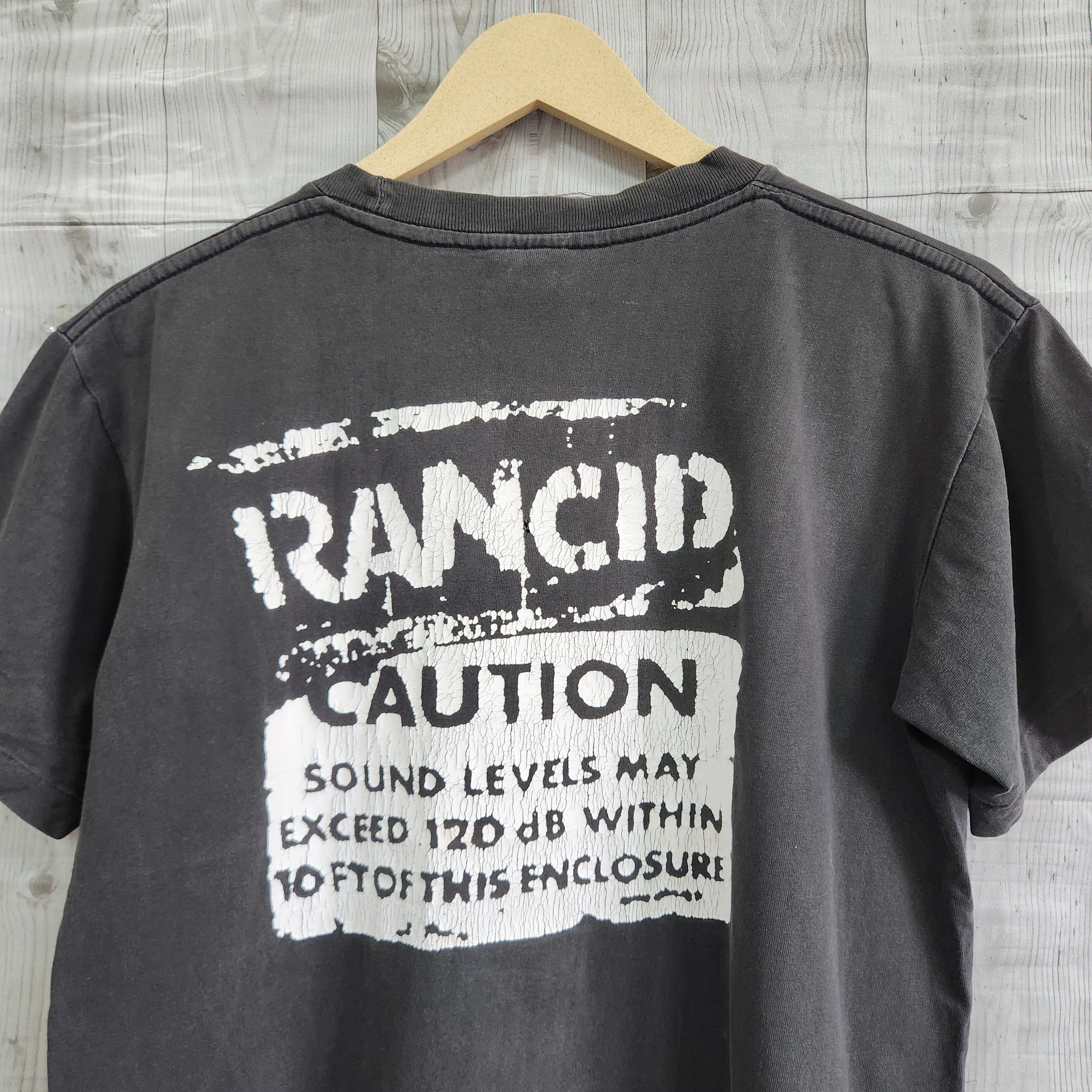 Vintage 2000s Rancid Give Em The Boot TShirt Single Stitch - 14