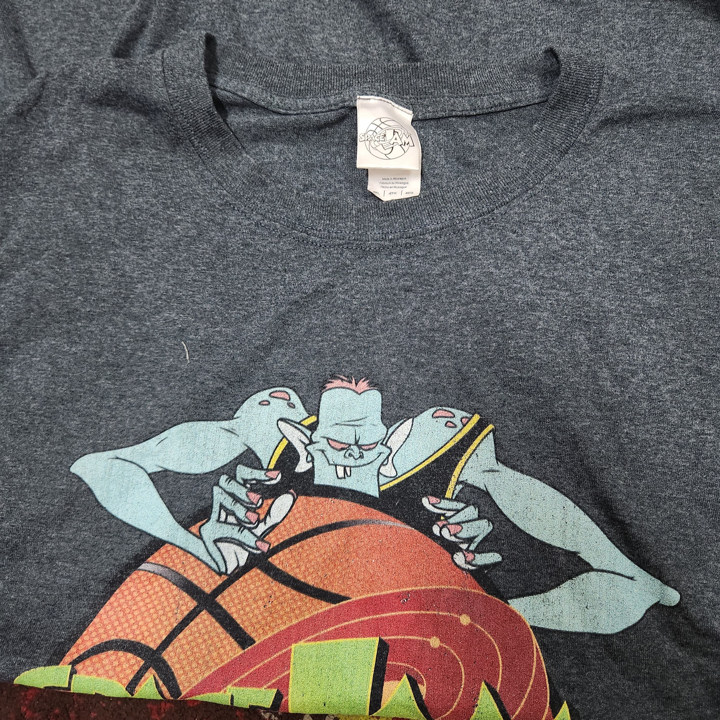 Steal 🌟 Y2K Oversized Space Jam Movie Blockbuster TShirt - 6