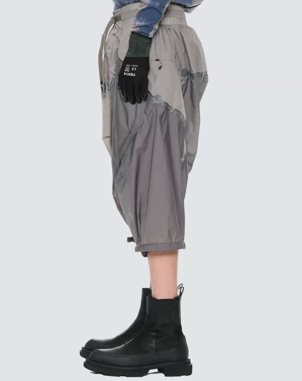  ECC UM-16 taped commuter windbreaker shorts size L - 4