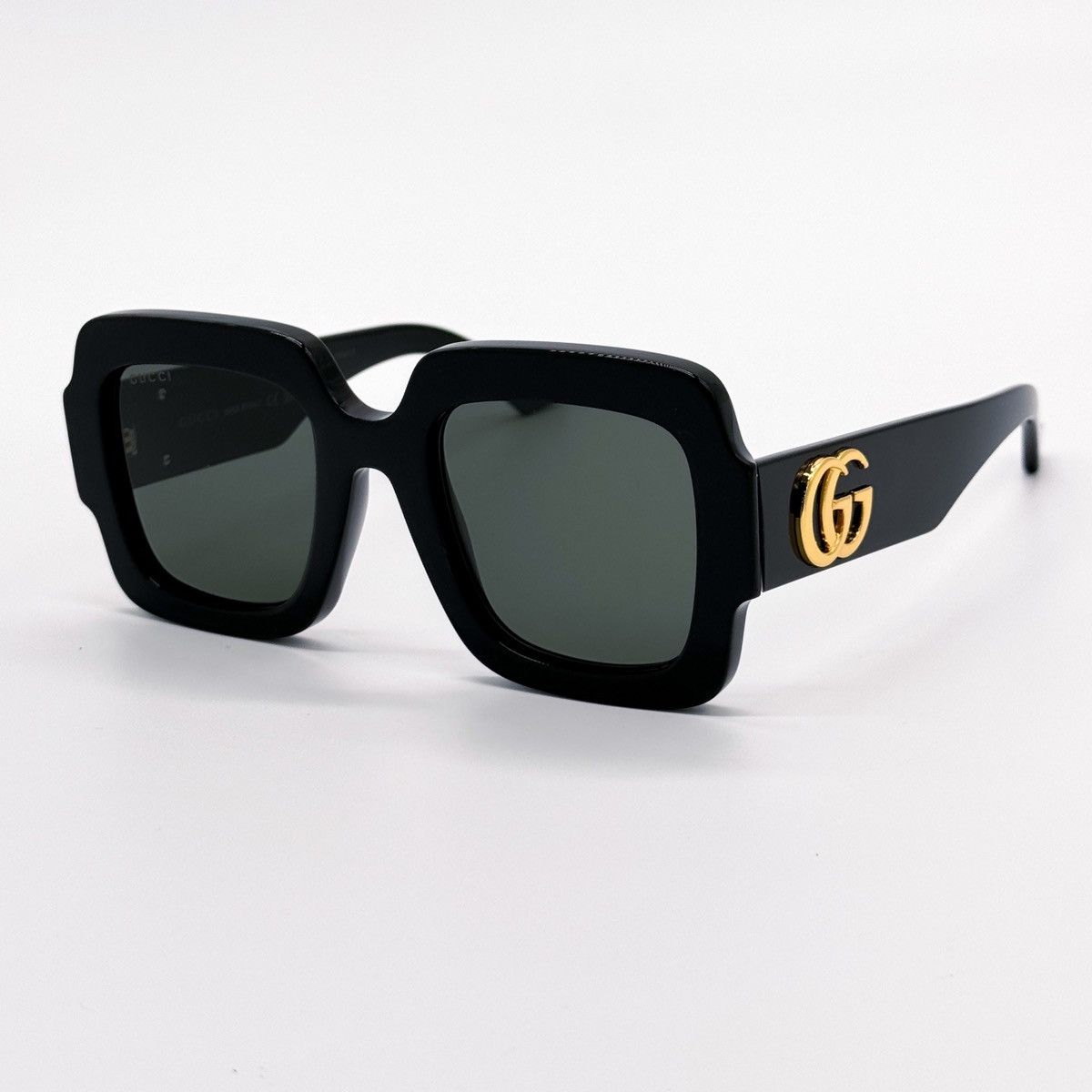 NEW GUCCI GG1547S 001 SQUARE BLACK GREY WOMEN SUNGLASSES - 4