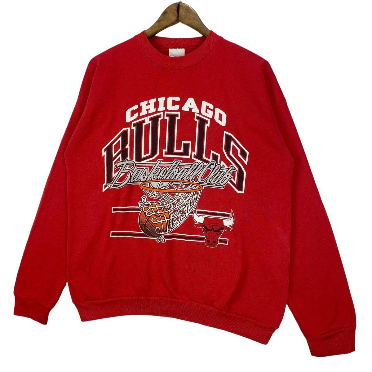 Vintage 1990 Chicago Bulls Basketball Club Sweatshirt - 4